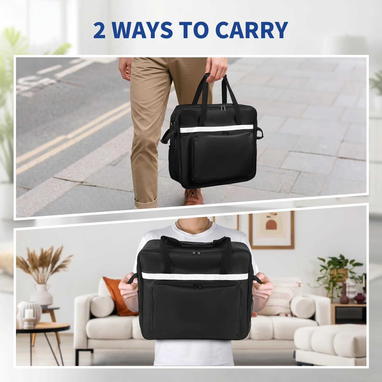 Carrying Case for Ninja SLUSHi FS301 (88oz), FS300 (72oz) & 68oz Slushie Machines,Heavy Duty Waterproof Travel Bag with Pockets, Protective Storage Tote for Outdoor & Indoor Use - Image 7