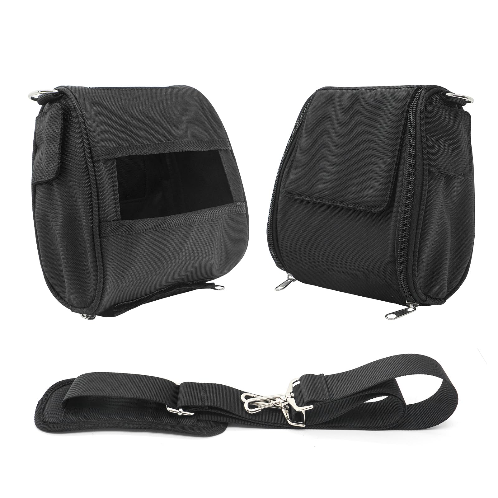Carrying Case for Zebra ZQ520 ZQ521 Printer, Shoulder Belt Holster for ZQ520 ZQ521 Label Printer black - Image 5