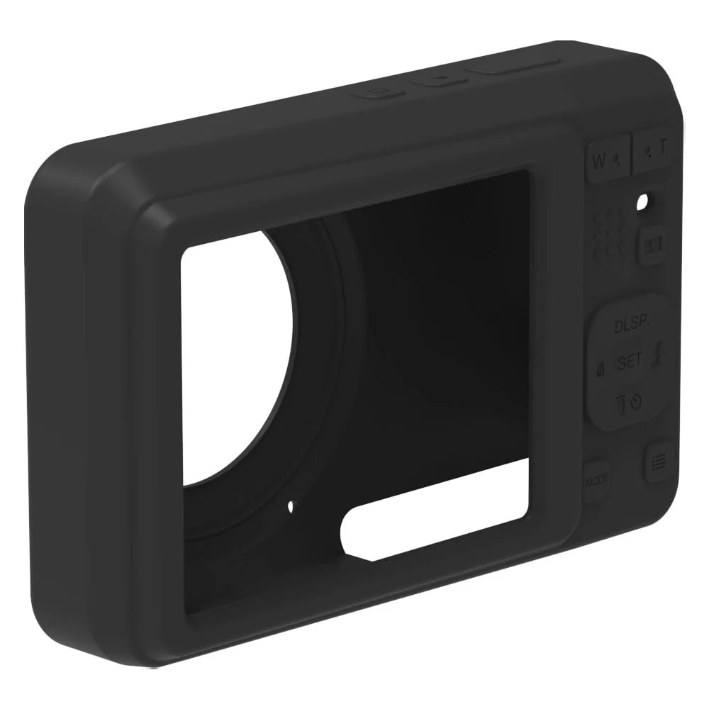 Case for KODAK PIXPRO FZ55 Case, Soft Silicone Case for KODAK PIXPRO FZ55 - Anti-Scratch Slim Fit Lightweight Protective Case - Black - Image 3