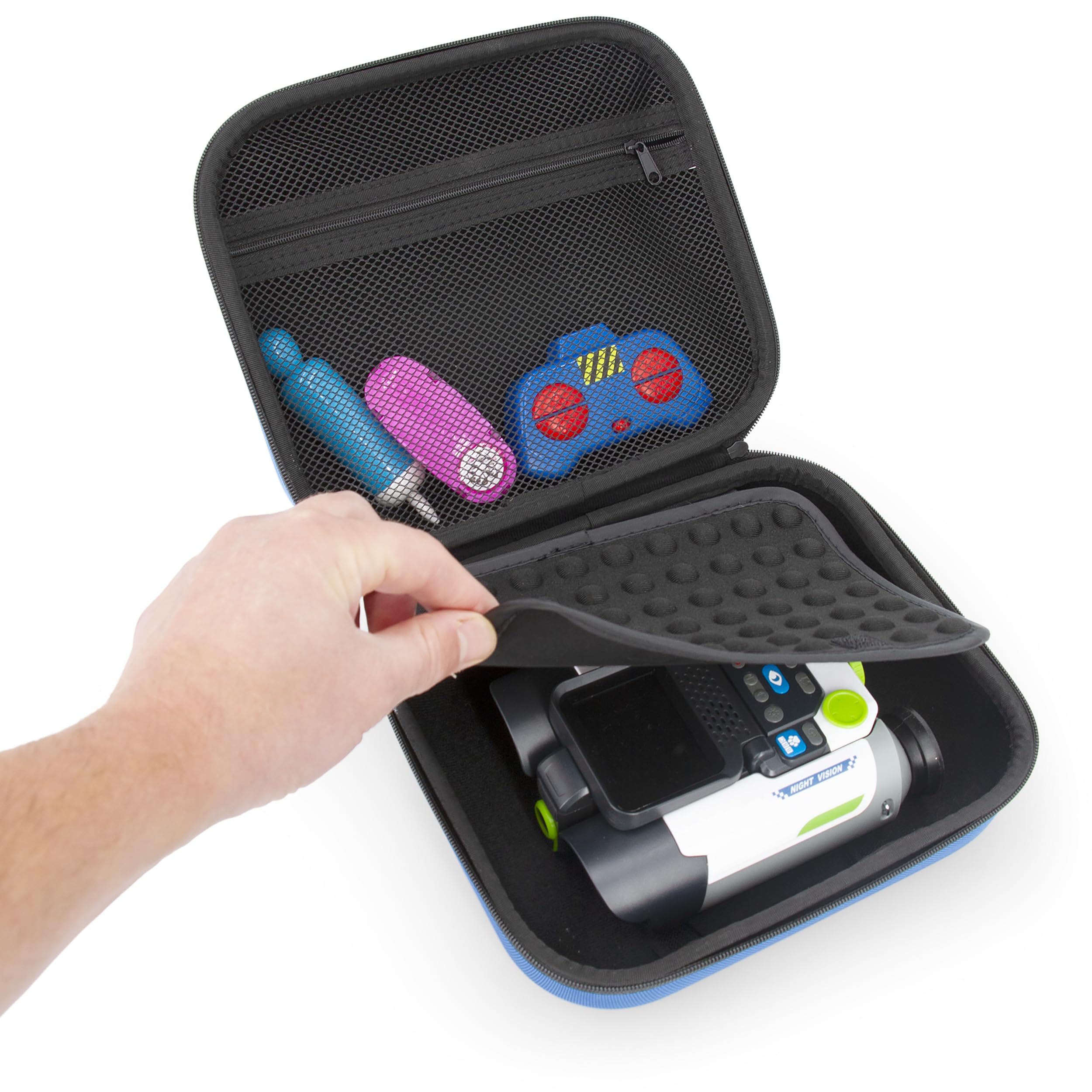 CASEMATIX Adventure Travel Case Compatible With Leapfrog Magic Adventures Binoculars and Night Vision Outdoor LeapFrog Binoculars and Accessories, Organizer Box With Lid Storage - Includes Case Only - Image 7