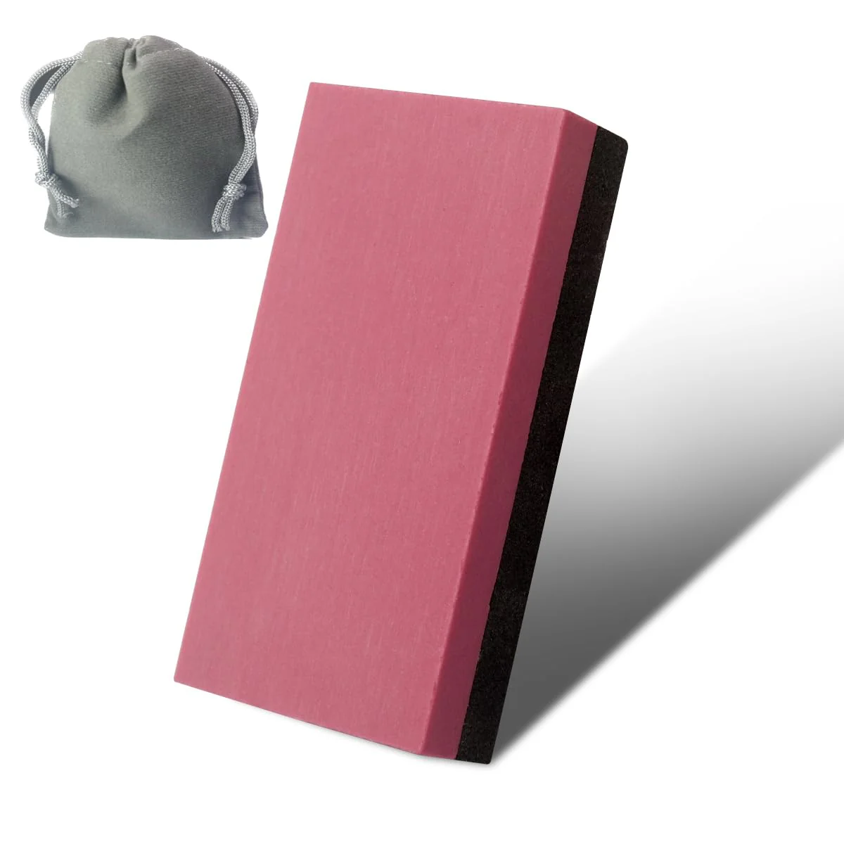CBRIGHT Knife Sharpening Stone 1PC Whetstone 2 Sided 800#/3000# Combination Pocket-Sized Sharpening Stone, Fine Grinding Boron Carbide + Red Stone (1.97x0.98x0.39inch) 800#/3000#