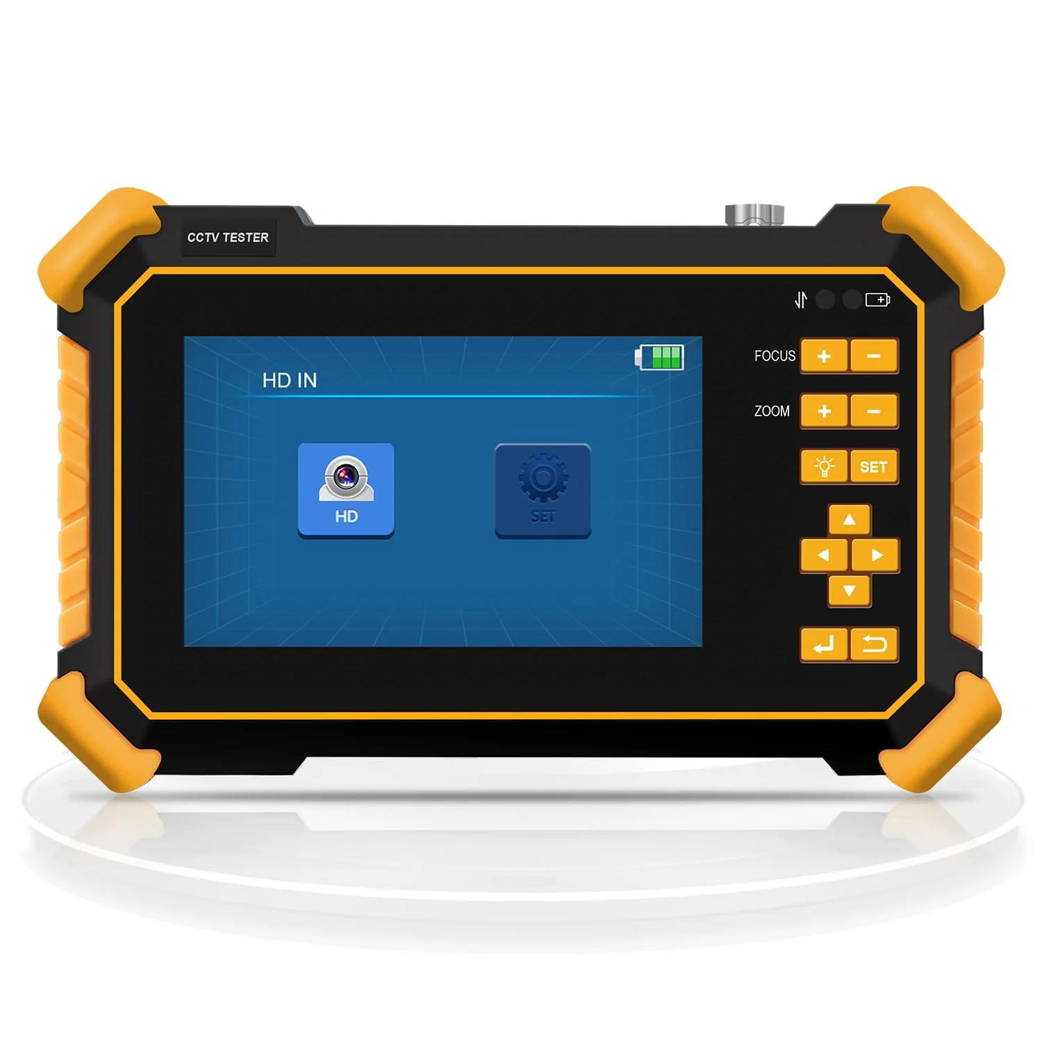 CCTV Camera Tester Support 8MP TVI CVI AHD CVBS Analog Camera Tester 4.3 inches Screen RS485 PTZ Control Audio Test 12V Power Output