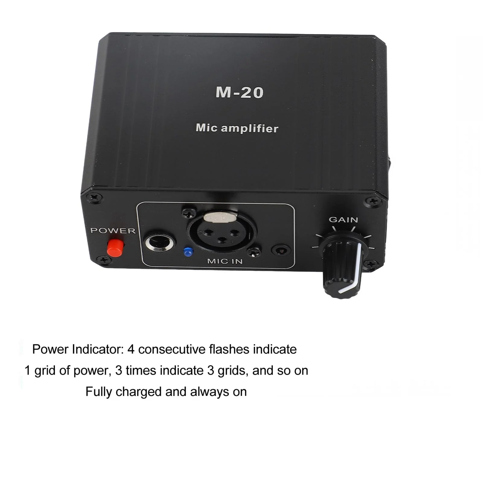 CCYLEZ Mic Preamp, 48V Power, Low Noise, XLR Output, Black, 1 Pack, Mic Preamplifier, XLR, TRS - Image 4