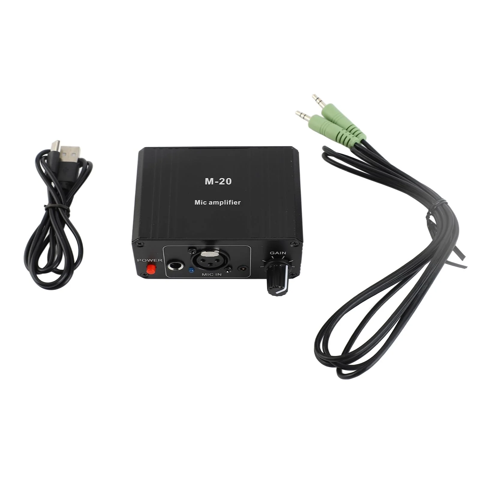 CCYLEZ Mic Preamp, 48V Power, Low Noise, XLR Output, Black, 1 Pack, Mic Preamplifier, XLR, TRS - Image 9