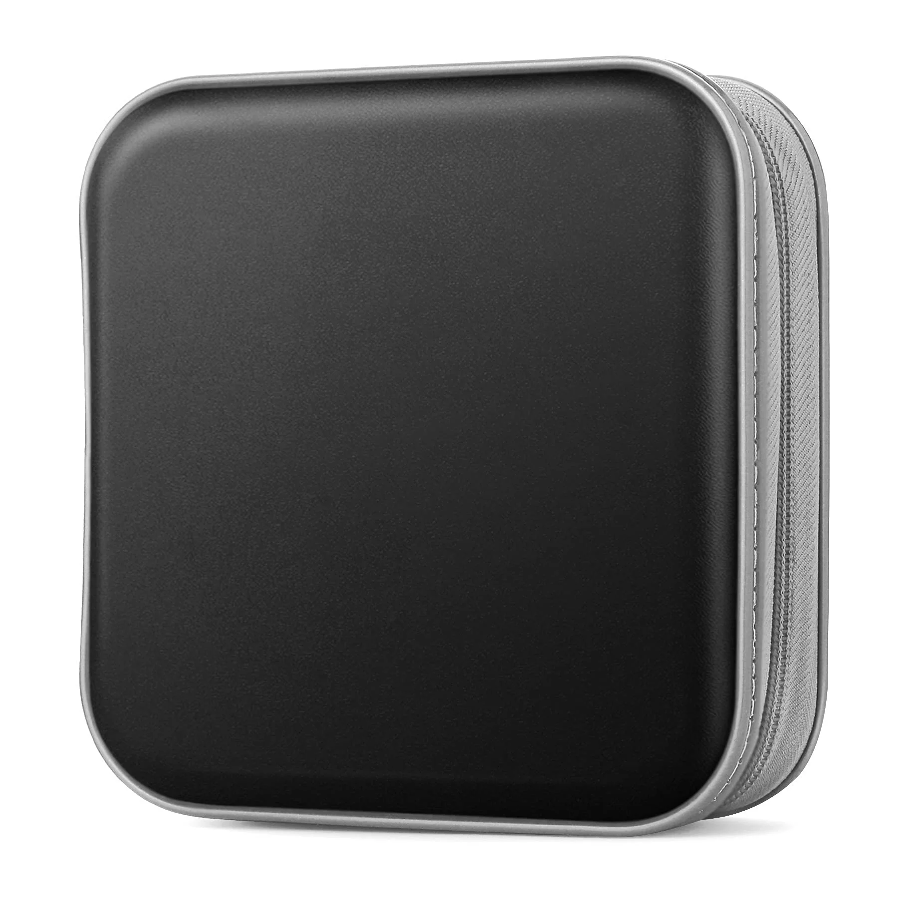 CD Case, DVDs Wallet Holder, CD/DVD Case Wallet 40 Discs Heavy Duty Bag Binder Storage Booklet Album (Black) Black