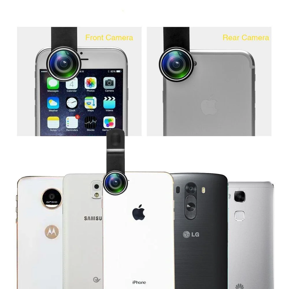 Cell Phone Camera Lens with Tripod+ Shutter Remote,6 in 1 18x Telephoto Zoom Lens/Wide Angle/Macro/Fisheye/Kaleidoscope/CPL, Clip-On lense Compatible for iPhone X 8 7 6s Plus, Samsung and More Lenses - Image 8