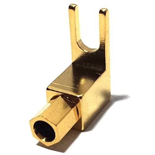 CESS Right Angle Spade Fork & Binding Post - 4mm Banana Plug Socket - Spade Fork Connector for Speaker & Power & Amp (jcx) (10 Pack) - Image 3
