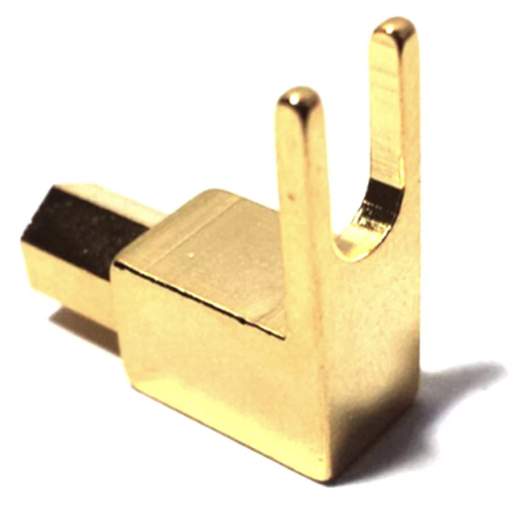 CESS Right Angle Spade Fork & Binding Post - 4mm Banana Plug Socket - Spade Fork Connector for Speaker & Power & Amp (jcx) (10 Pack) - Image 5