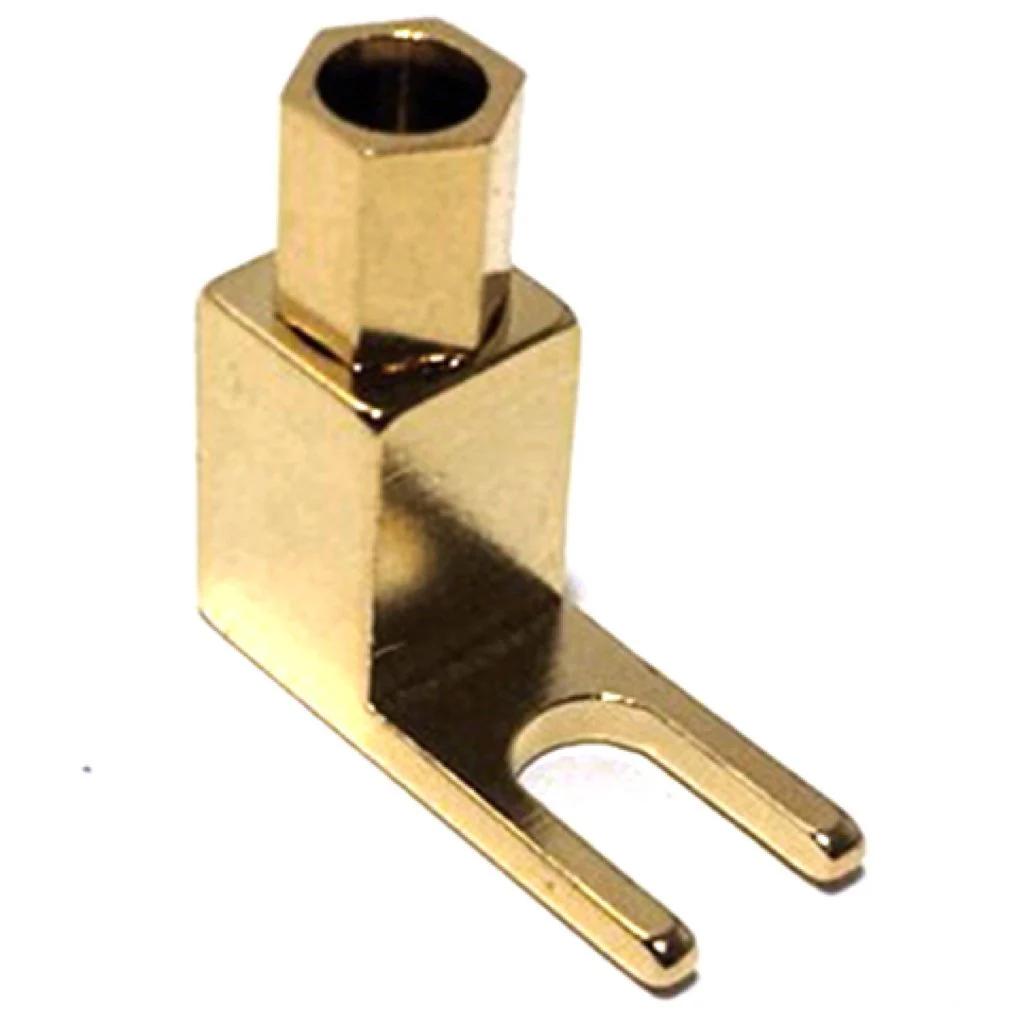 CESS Right Angle Spade Fork & Binding Post - 4mm Banana Plug Socket - Spade Fork Connector for Speaker & Power & Amp (jcx) (10 Pack) - Image 6