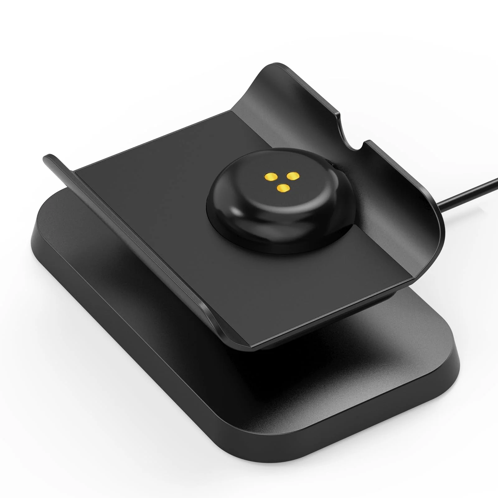 Charging Dock/Base for Meta Portal Go-Rotatable to Adjust The Angle Charging Stand for Facebook Portal Go Smart Video Calling for Office, Home with 45W PD Charging Adapter(Black) Black