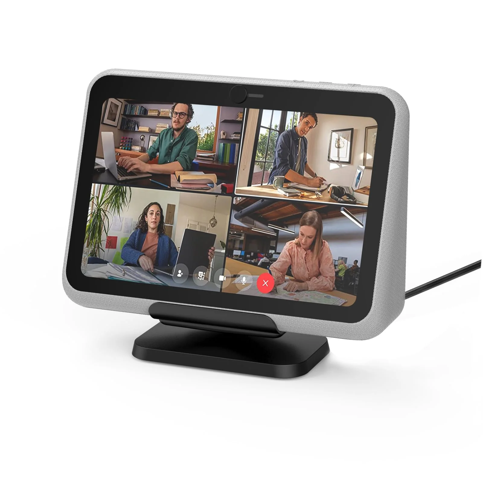 Charging Dock/Base for Meta Portal Go-Rotatable to Adjust The Angle Charging Stand for Facebook Portal Go Smart Video Calling for Office, Home with 45W PD Charging Adapter(Black) Black - Image 6