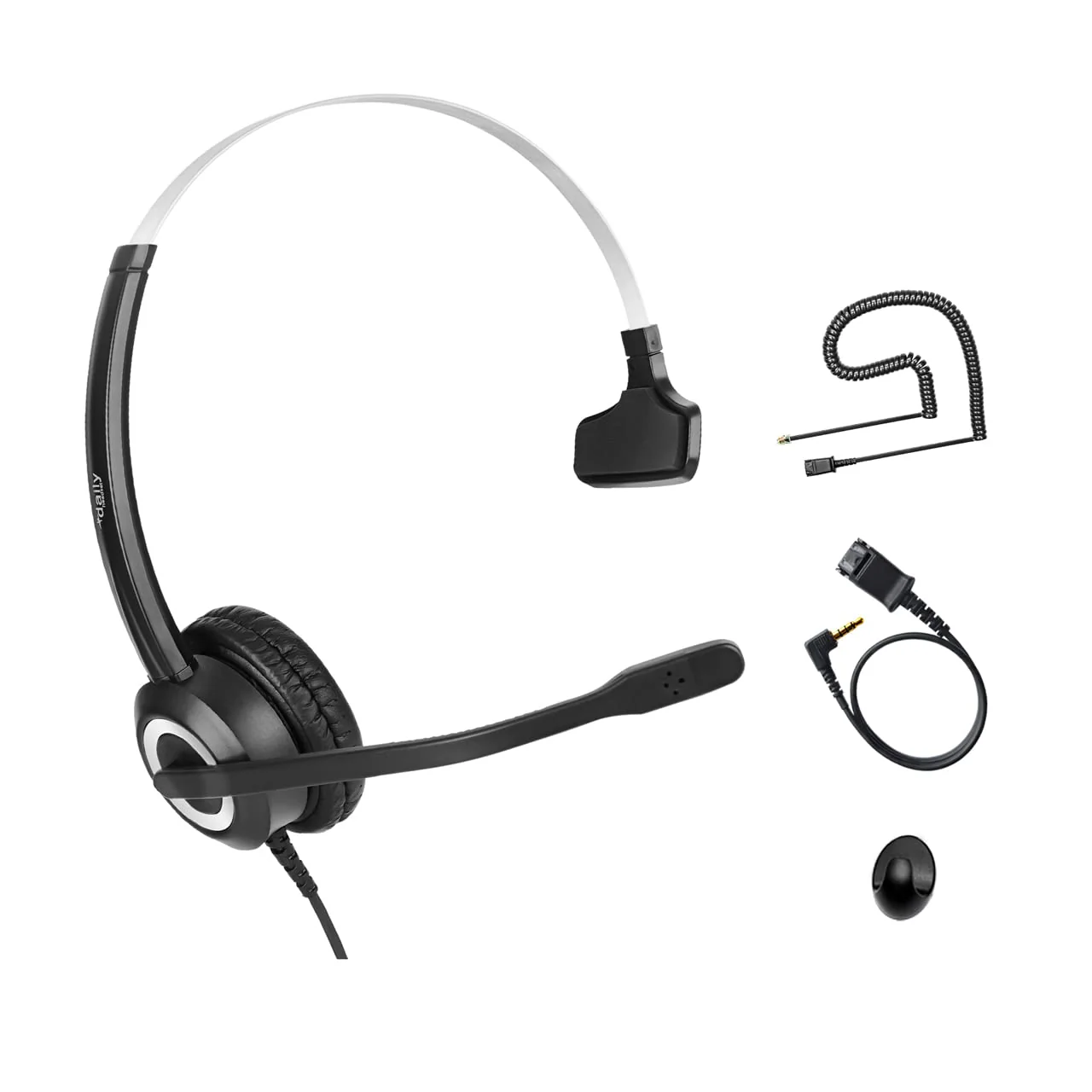 Cisco Phone Headset Mic Noise Cancelling U10 Cable RJ9 & 3.5mm Adapter Compatible with Cisco IP Phones 6861 7942g 7965g 8841 8851 8861 8945 8961 Series Model Monaural headset + U10 / 3.5 mm Jack
