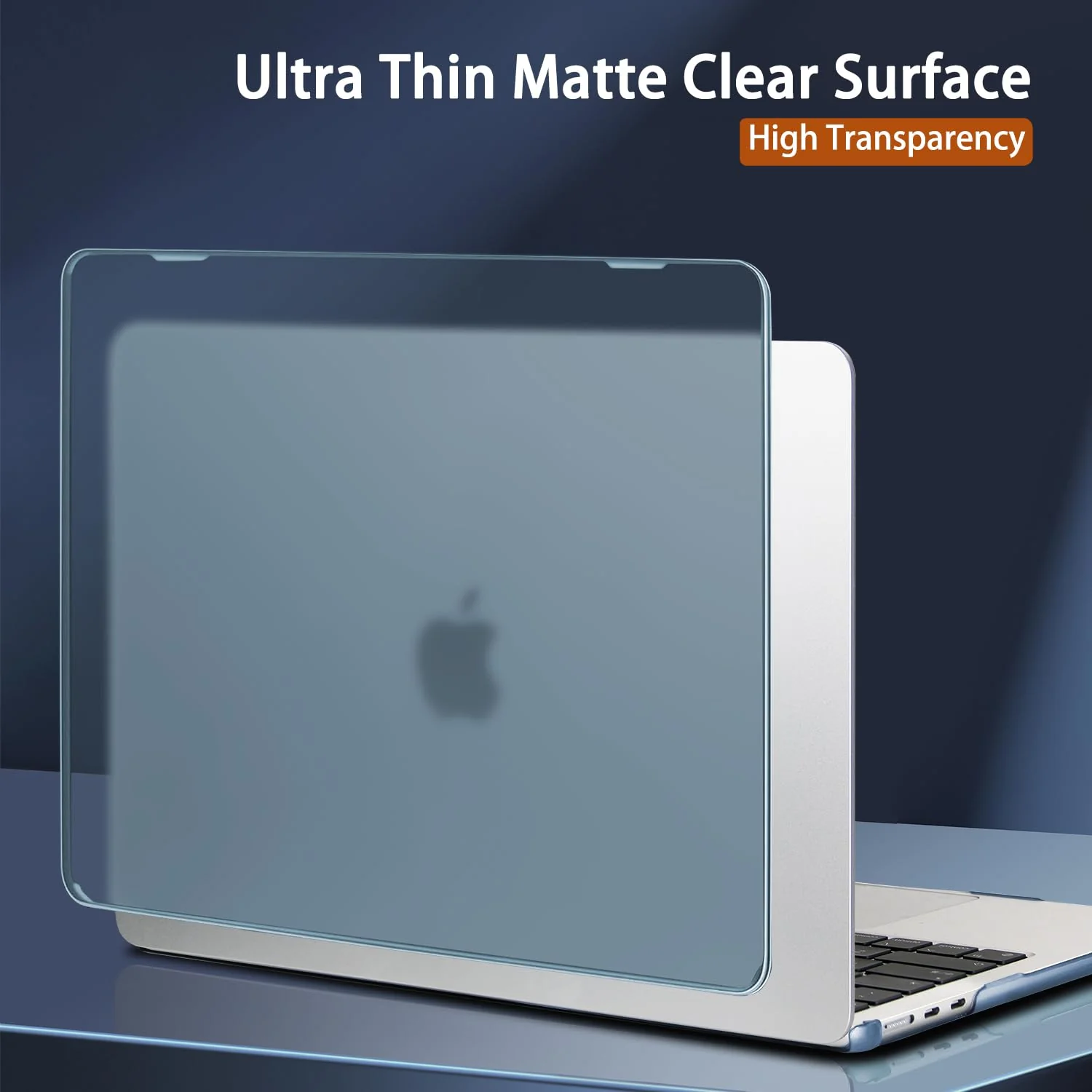 CISSOOK Compatible with MacBook Air 13.6 inch Case M3 A3113 M2 A2681 Model 2024 2022 Release, [Ultra Thin Armor] Durable Plastic Hard Shell Case Cover for MacBook Air M3 M2 13 inch Case - Midnight Air13.6inch-Crystalline Midnight Clear - Image 7