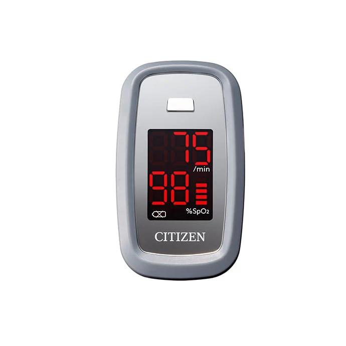 Citizen Citizen Healthcare Systems Pulse Oximeter - Large, Easy-to-Read Display, Finger Clip, Pulse Rate and Blood Oxygen Saturation Indicator - Battery Operated
