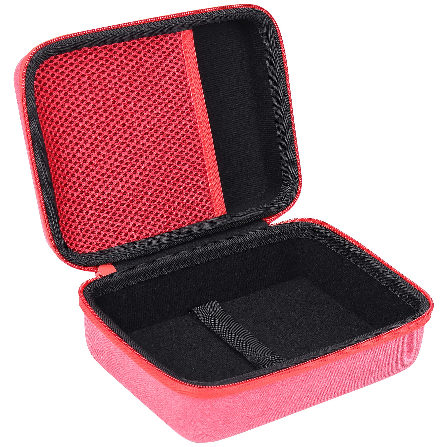 co2CREA Hard Carrying Case replacement for Zoom FOUR Bass Guitar Multi-Effects Processor Pedal (Zoom G1 B1 A1 FOUR Bass Guitar Case, Red Case) Zoom G1 B1 A1 FOUR Bass Guitar Case - Image 4