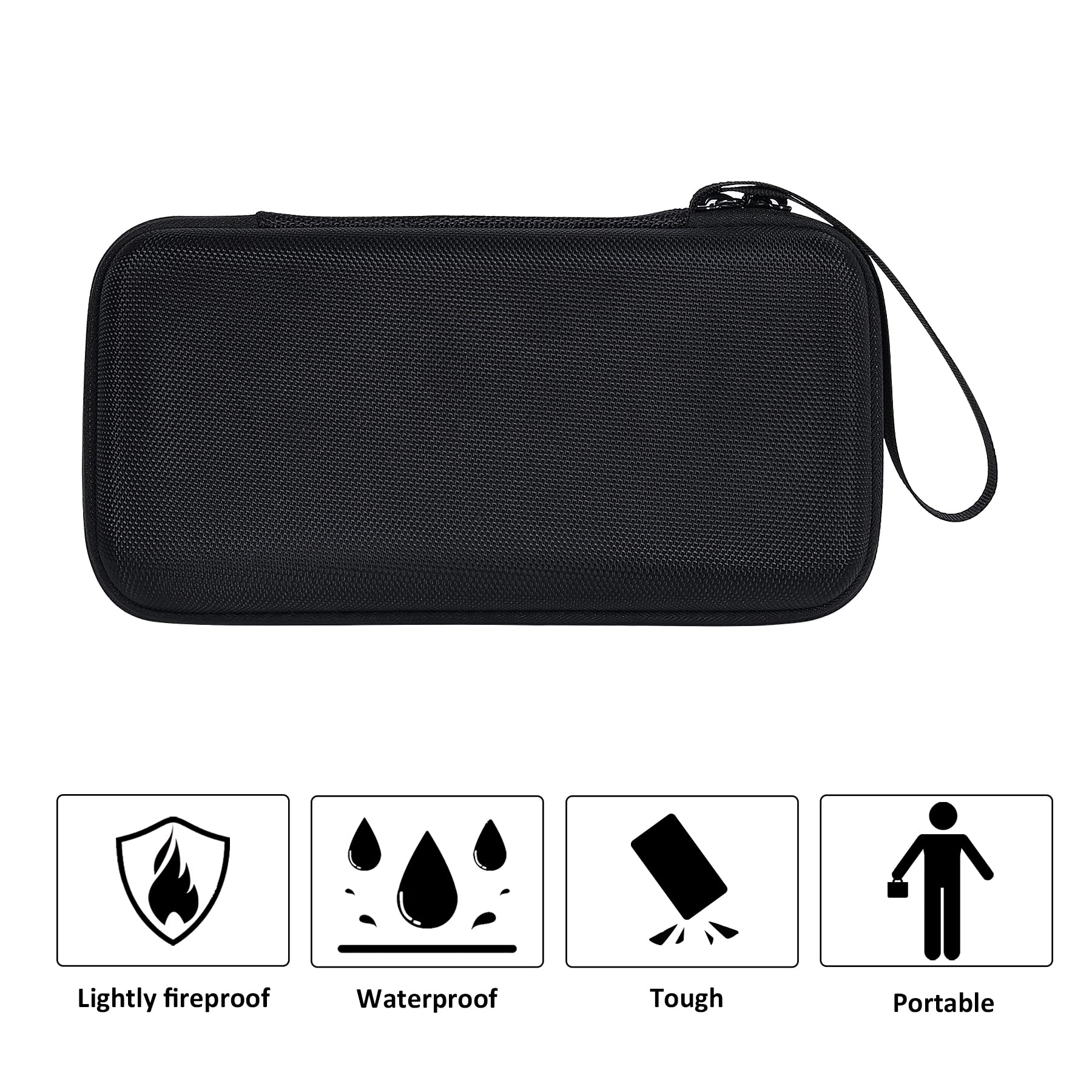 co2CREA Hard Case Compatible with Texas Instruments TI-84 Plus CE/TI-84 Plus/TI-Nspire CX II CAS/TI-Nspire CX II/TI-83 Plus/TI-89 Titanium/TI-85 / TI-86 Color Graphing Calculator, Black All Black Case - Image 7