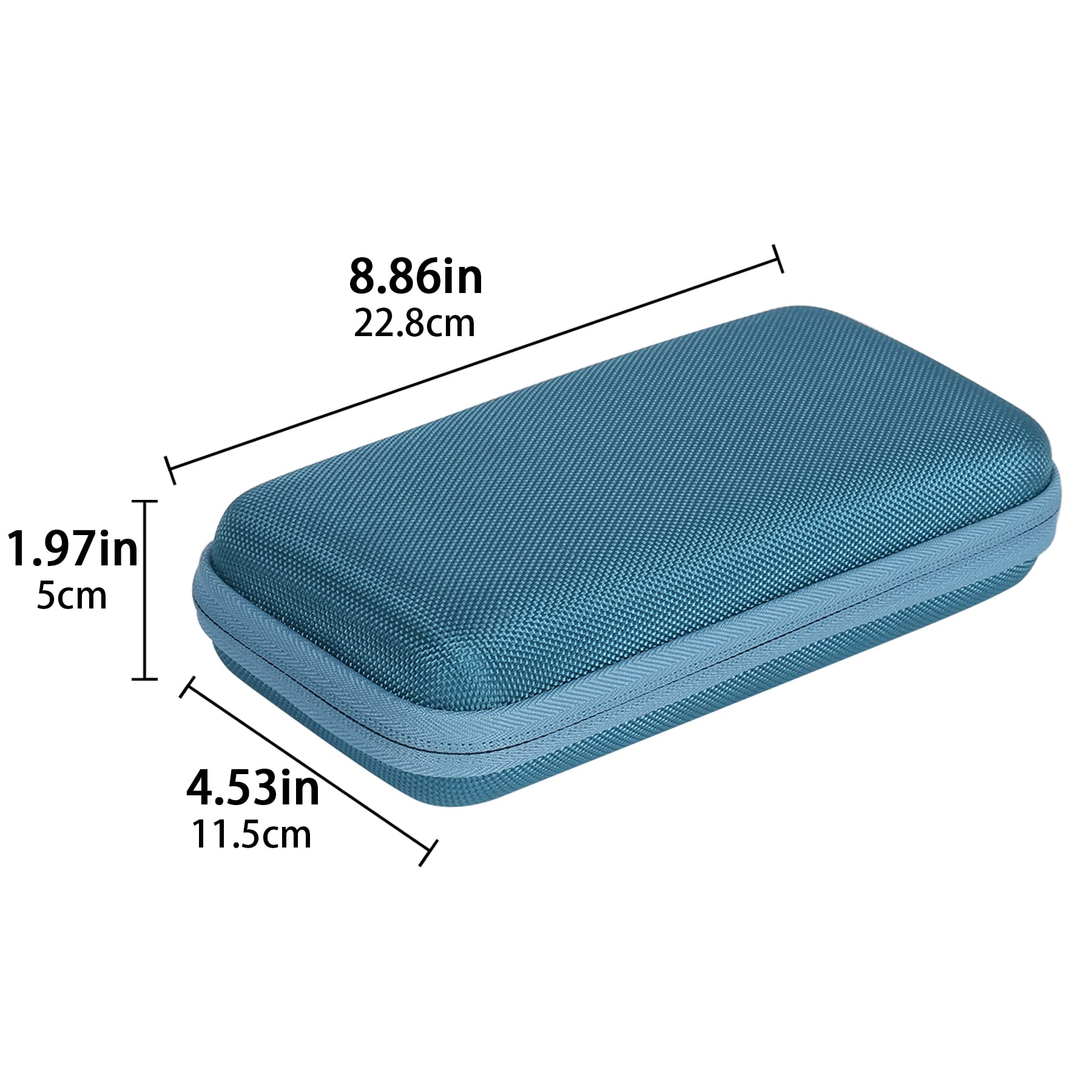 co2CREA Hard Case Compatible with Texas Instruments TI-84 Plus CE/TI-84 Plus/TI-Nspire CX II CAS/TI-Nspire CX II/TI-83 Plus/TI-89 Titanium/TI-85 / TI-86 Color Graphing Calculator, Teal Teal Case - Image 6