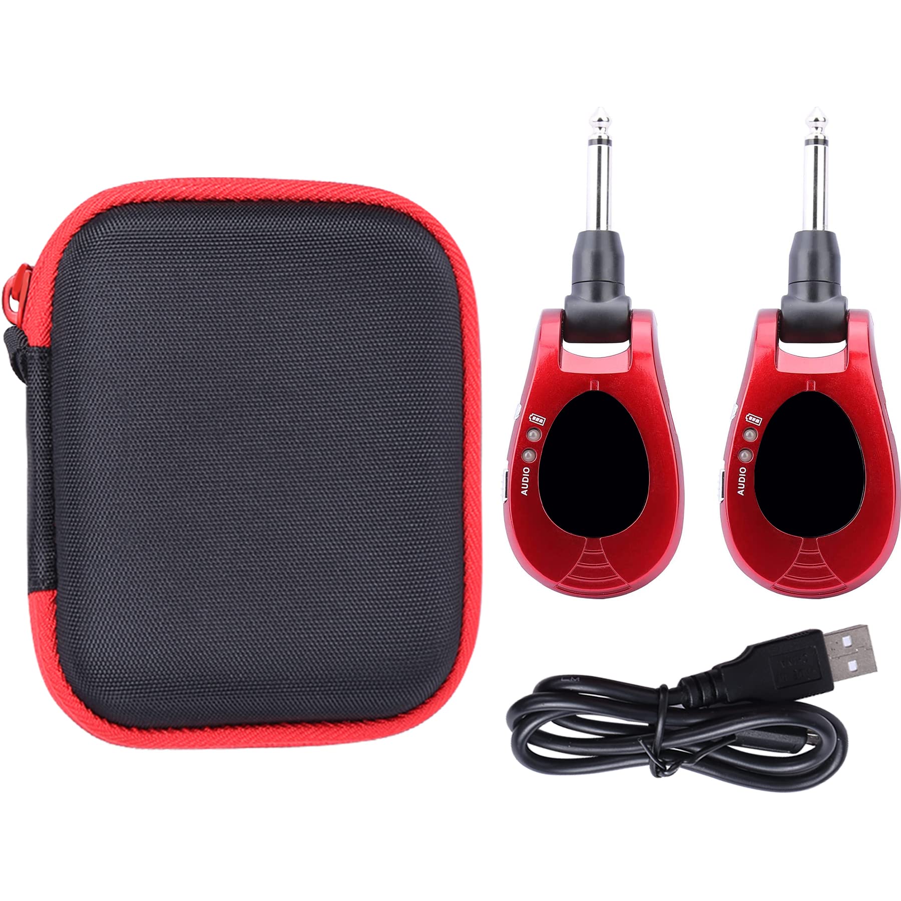 co2CREA Hard Case compatible with Xvive U2 Guitar Wireless System Digital Guitar Wireless Transmitter and Receiver for Xvive U2 - Image 7