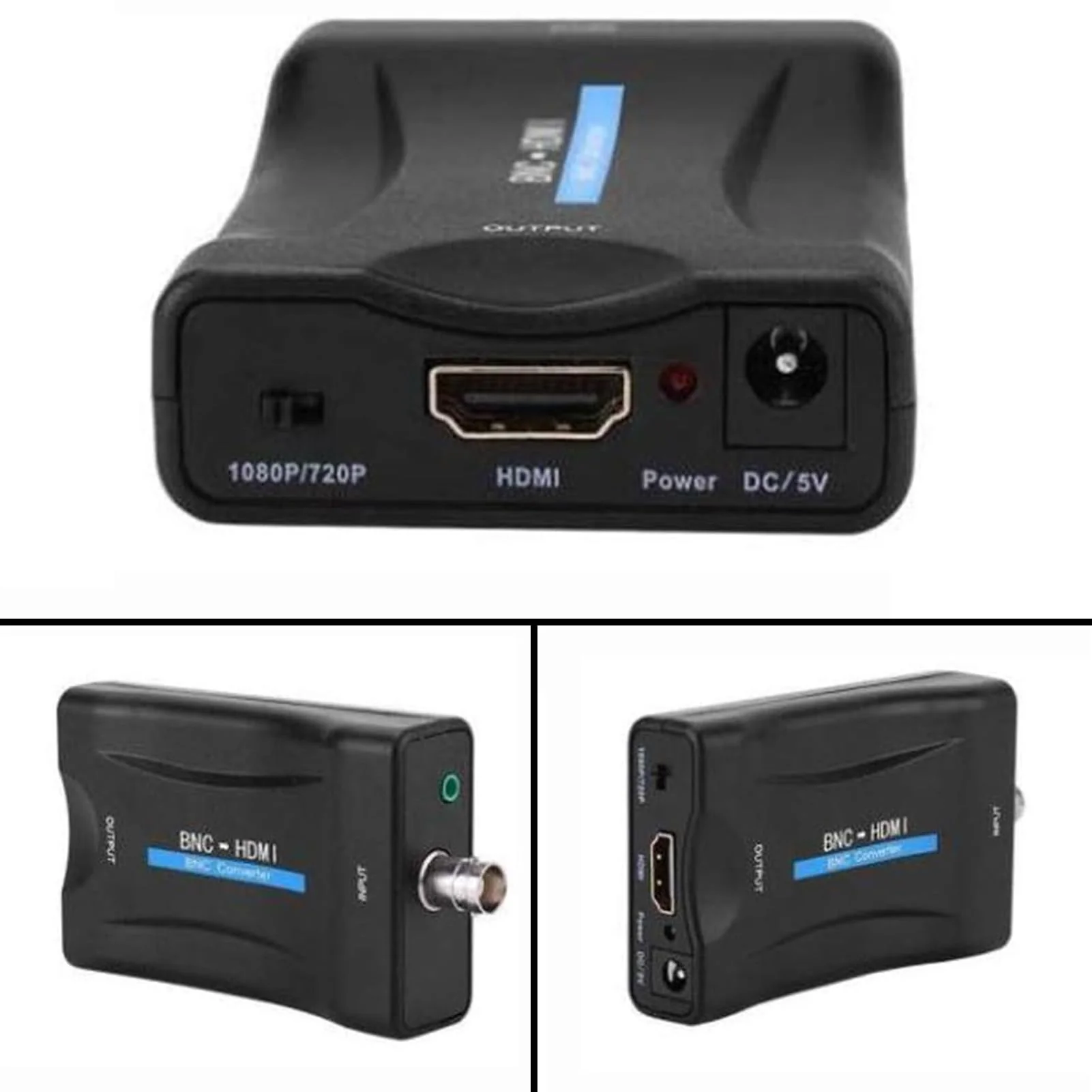 Coax to Hdmi Adapter & BNC to HDMI Converter, 480I (NTSC)/576I (PAL) to 720P/1080P Video Adapter, Security Camera CCTV DVRs Surveillance CVR to HDTV, Monitor and Projector - Image 5