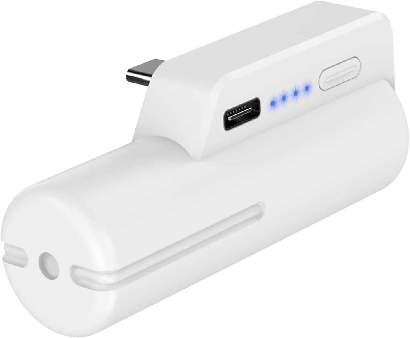 Colelulu Battery Pack for Meta Quest 3 & Oculus Quest 2, 3400mAh Portable Charger Accessories fit VR Quest 3/2 Original Strap, Lightweight & Steady Charging Extend Extra 1-2H Playtime (White) White