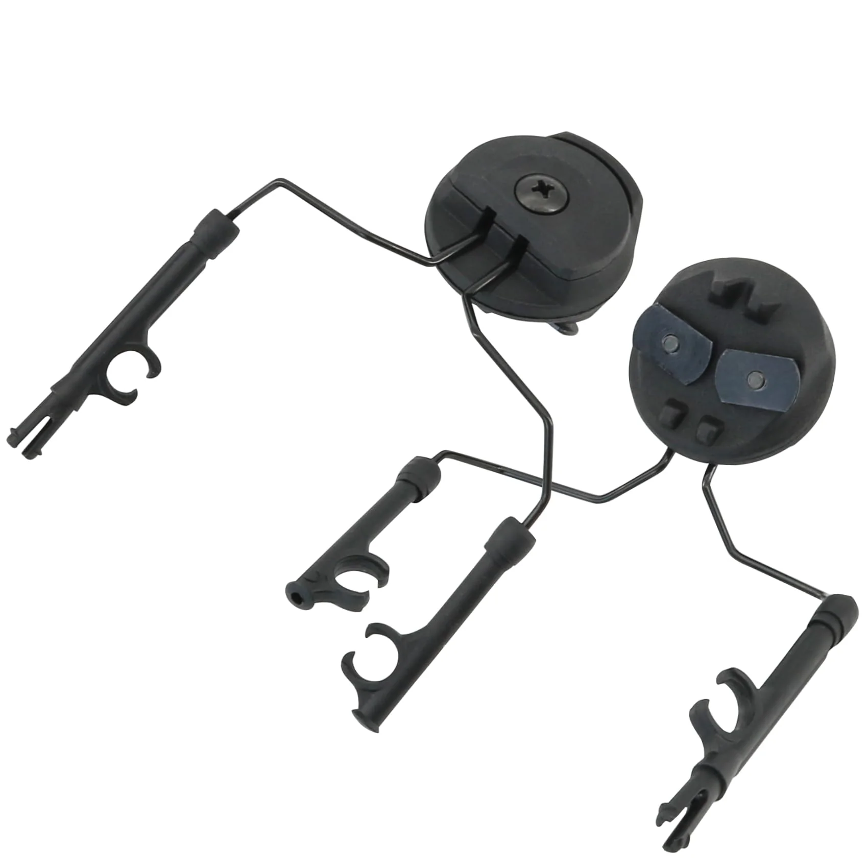 COM Rail Adapter Mouting Adapter Compatible with COMTAC Headsets & MTEK M-LOK Helmets for Airsoft Sports Black
