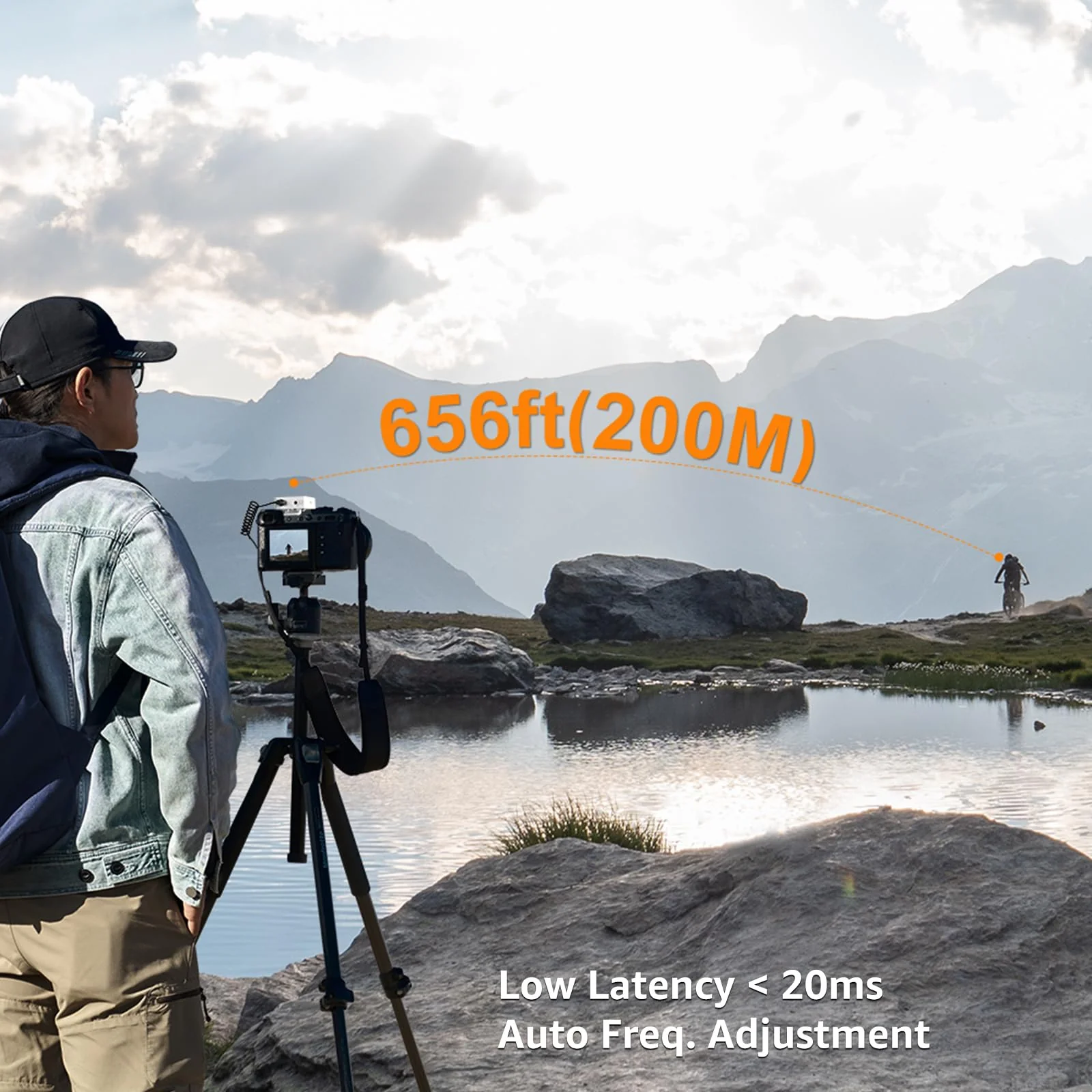 COMICA Wireless Lavalier Microphone, BoomX-D1 2.4G Compact Wireless Lapel Microphone System with 1 Transmitter and 1 Receiver,Lav Mic for Smartphone Camera Podcast Interview YouTube Facebook Live - Image 4