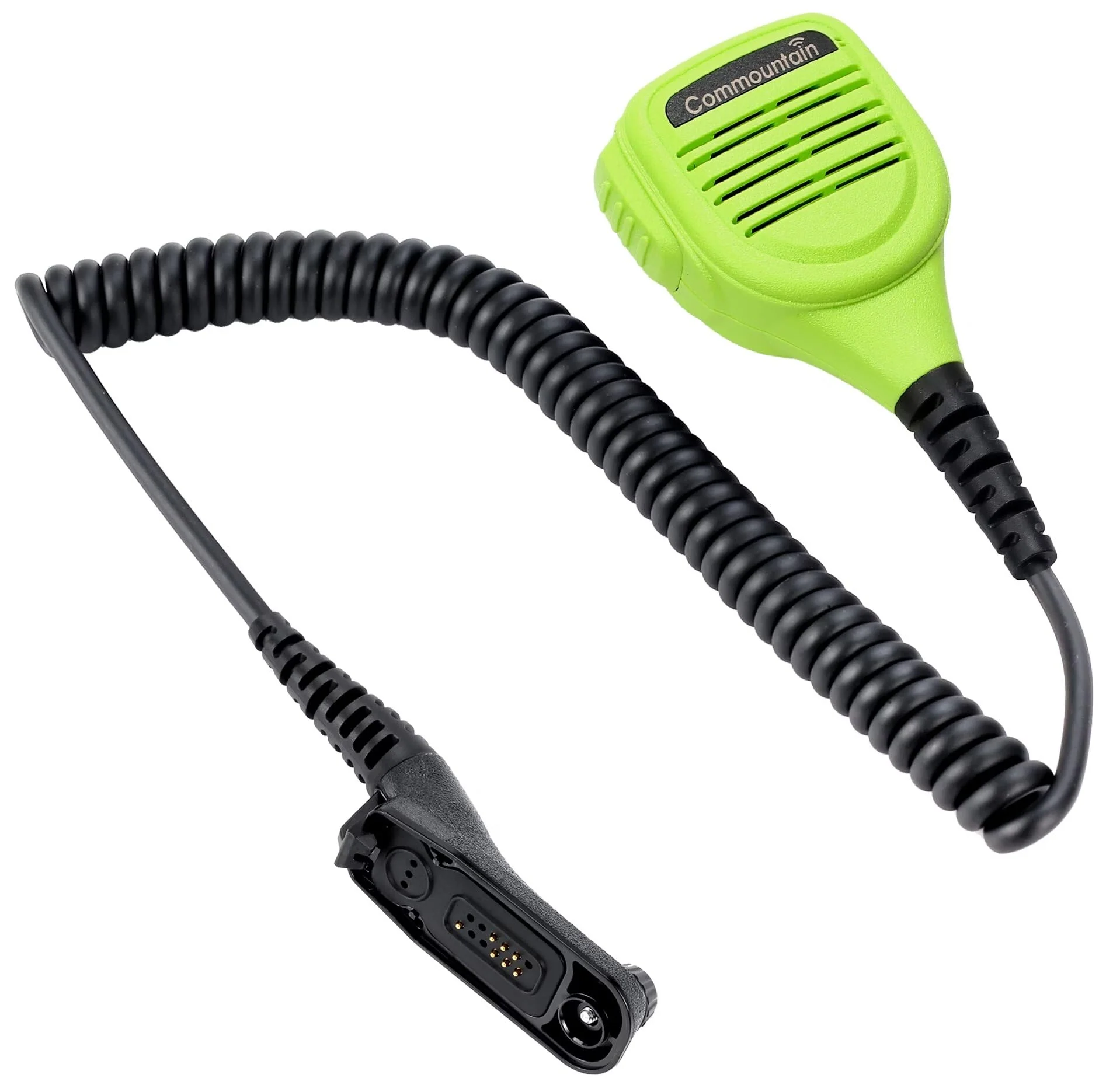 Commountain Speaker Mic with Reinforced Cable for Motorola Radios APX6000 APX7000 APX8000 XPR6350 XPR6550 XPR7550 XPR7350e XPR7550e XPR7580e APX 6000 7000 8000 XPR 6550 7550 7550e,Shoulder Microphone Green
