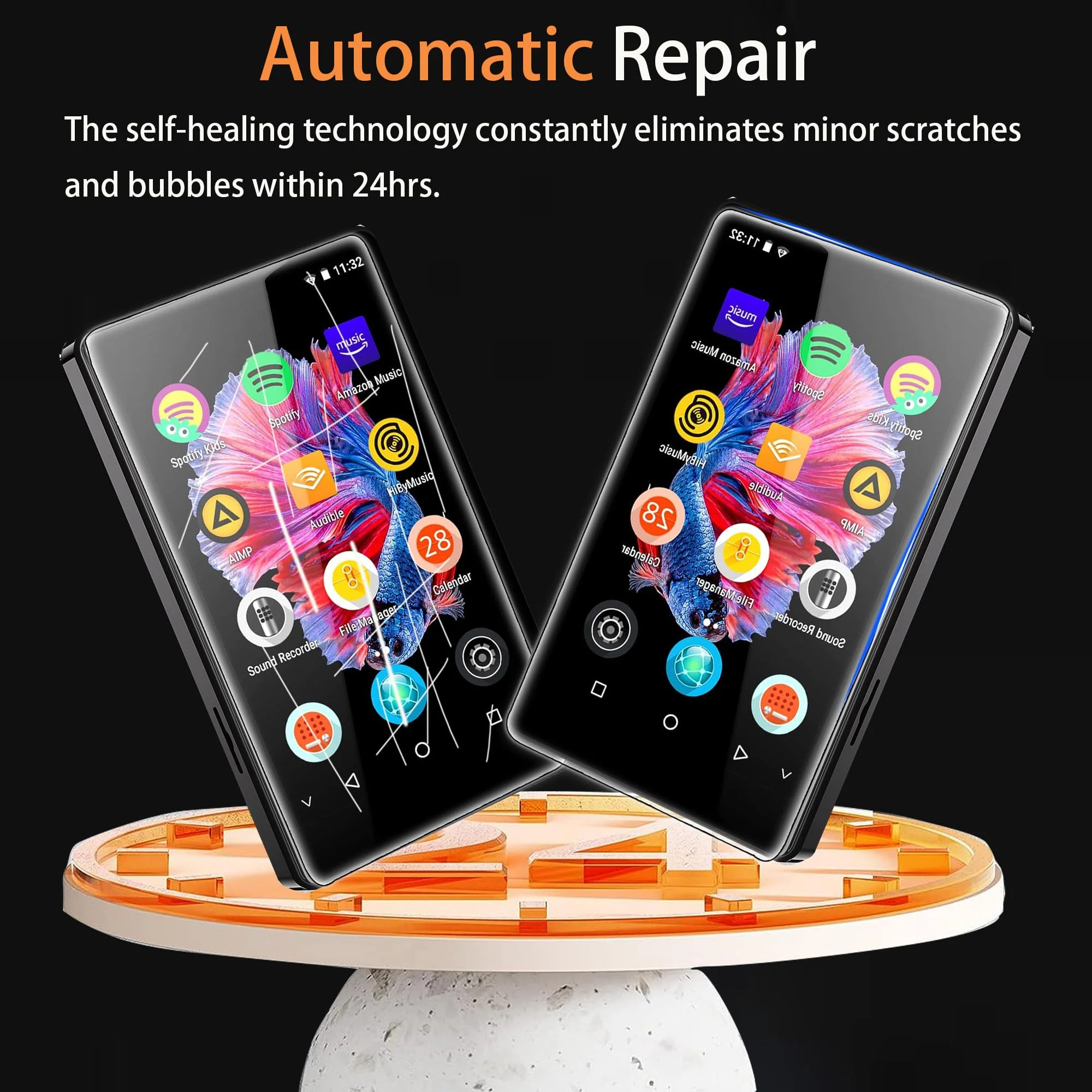 Compatible for ZAQE M505 MP3 Player Screen Protector, [6 Pack] Full Coverage TPU Clear Film Compatible for ZAQE M505 4 Inches MP3 Player (6 Pack) 6 Pack - Image 4