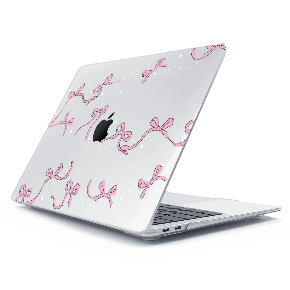Compatible with MacBook Pro 13 inch Case M2 2024 2023 2022-2016 A2338 M1 A2251 A2289 A2159 A1989 A1706, Plastic Hard Shell Case & Keyboard Cover & Screen Protector & Webcam Cover, Bows - Image 3