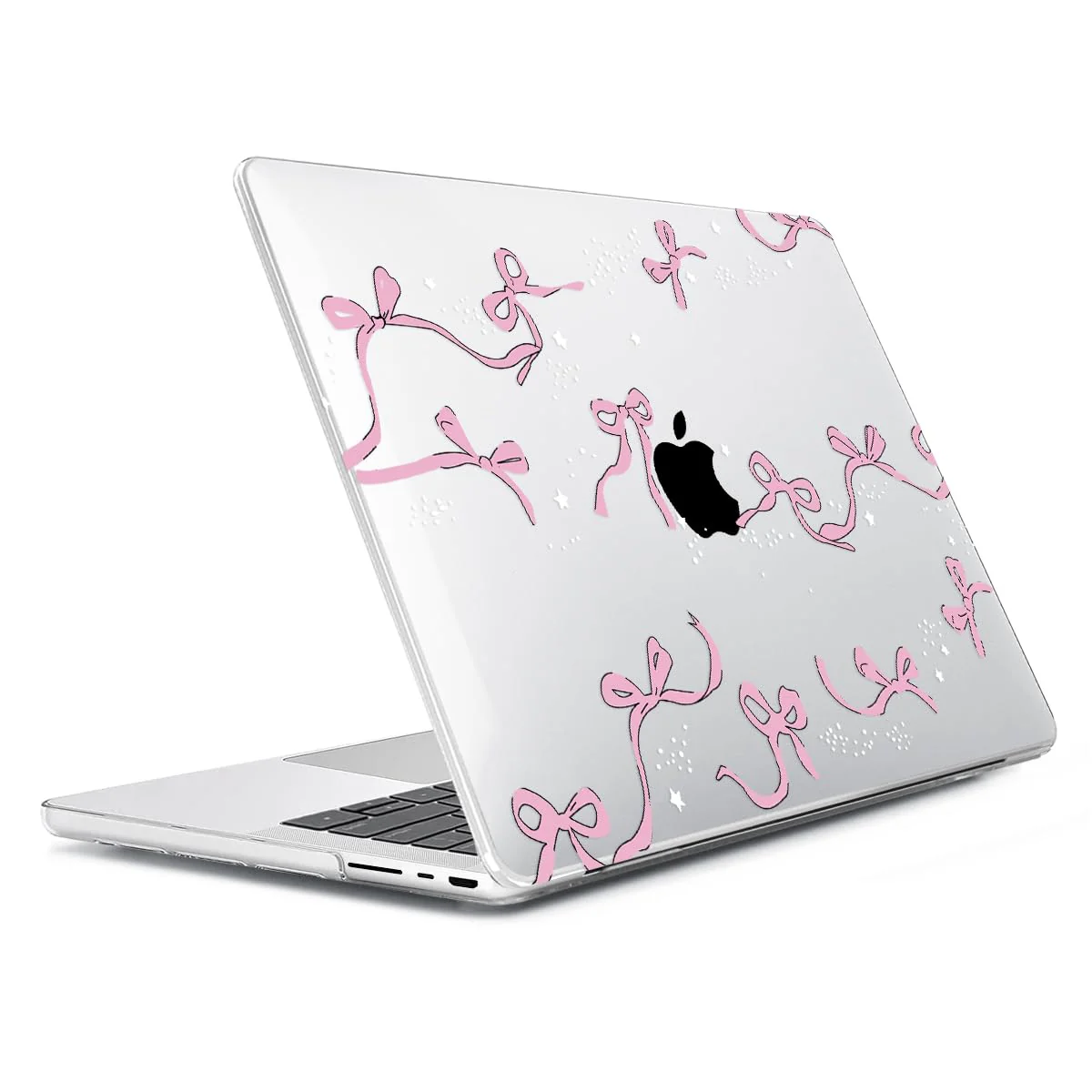 Compatible with MacBook Pro 14 inch 2024 2023 2022 2021 M3 M2 M1 A2918 A2992 A2779 A2442 Pro Max Chip, Hard Shell Cases with Keyboard Cover&Screen Protector&Webcam Cover, Bows - Image 3