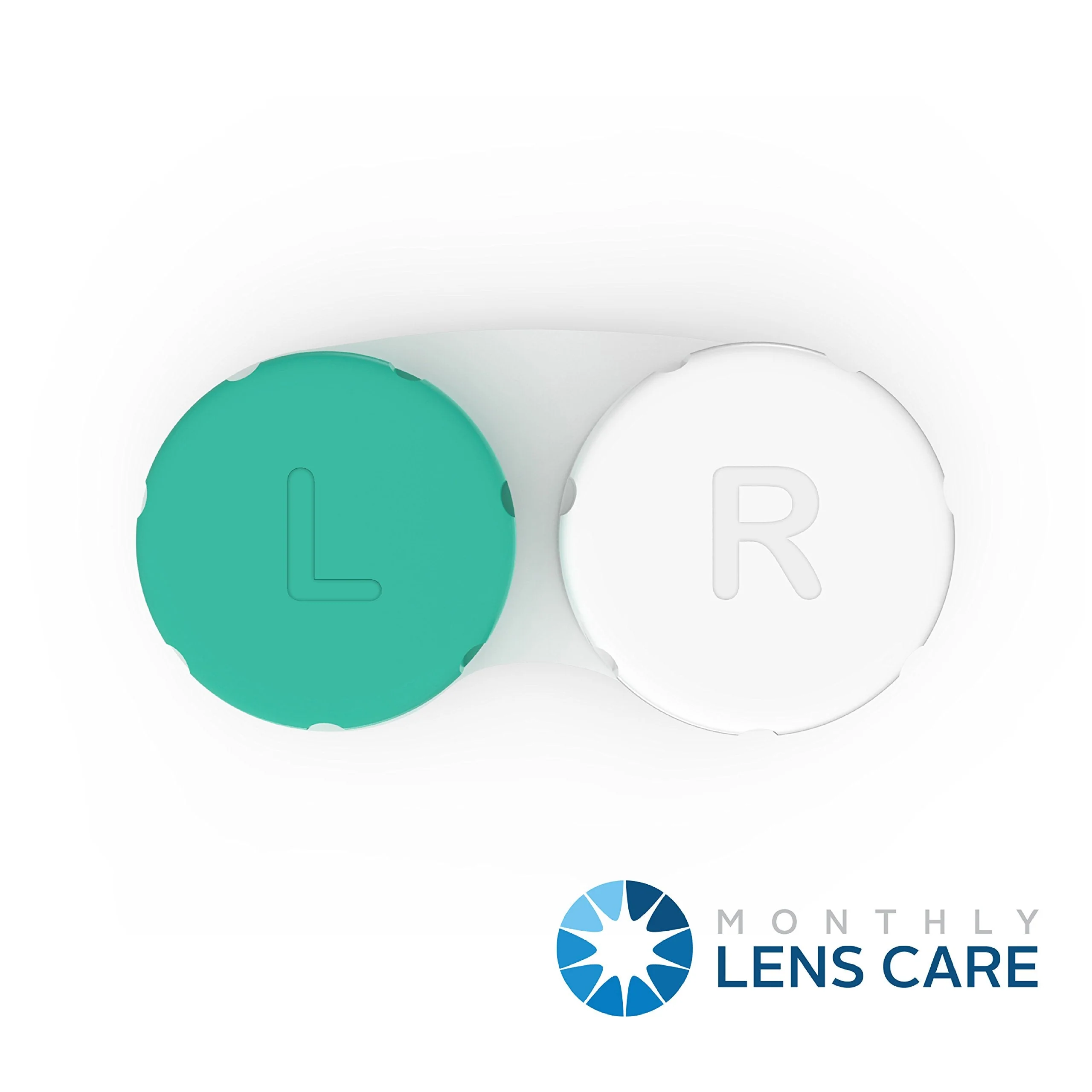 Contact Lens Cases 12 Pack. One Year Bulk Supply. Protect Your Eyes by Changing Your Lens Case Monthly (Green) Green - Image 3