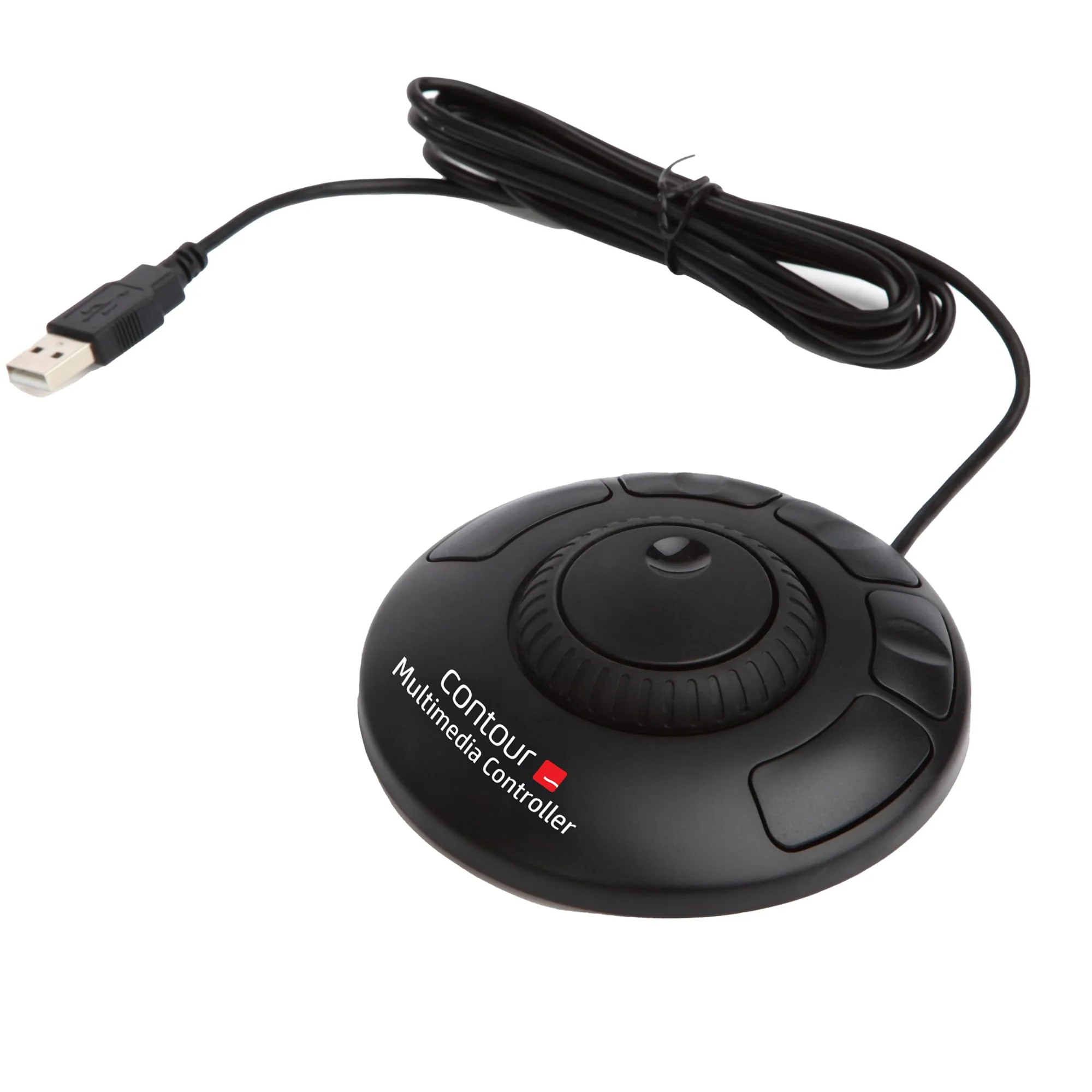 Contour Design ShuttleXpress - Editing Shuttle with 5 Programmable Buttons - Ergonomic Video Editing Equipment Compatible with Mac and PC Systems