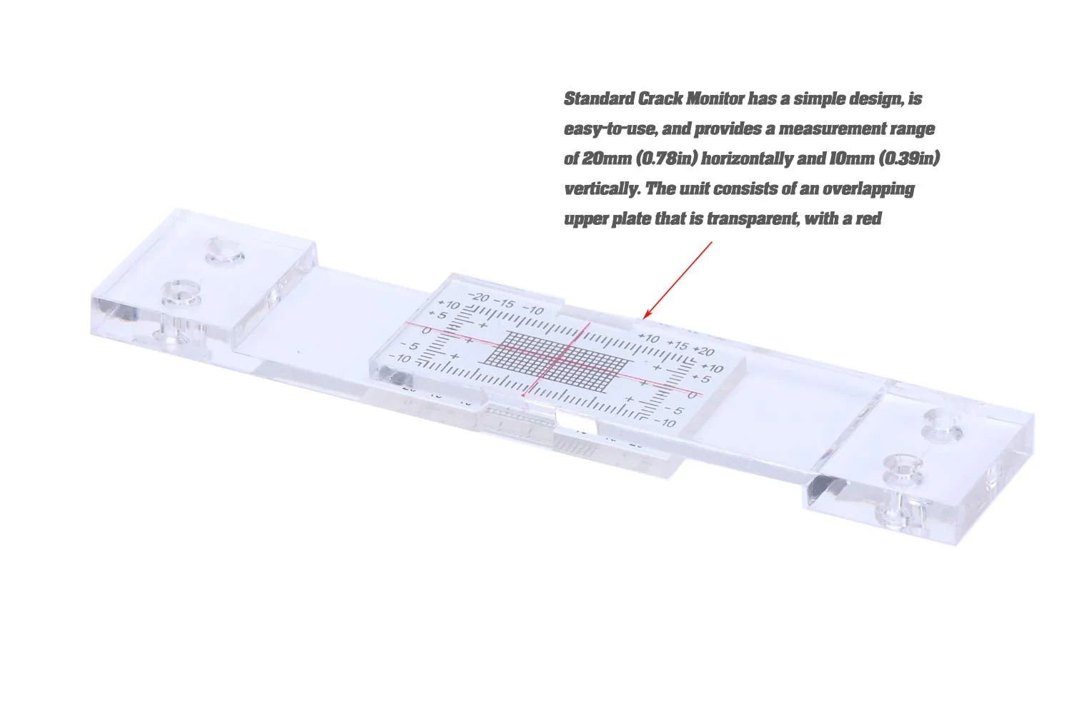 Crack Monitoring Record, Standard Tell-Tale Crack Monitor for The Standard and Corner Tell-Tale (5PCS) 5PCS - Image 7