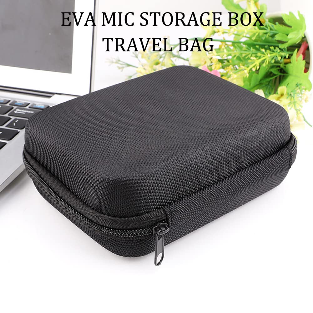 Cuifati Microphone Storage Case,Protecting Storage Case Box,Hard Travel Storage Carrying Case,for Rode VideoMic Pro Plus On-Camera Microphone,Compatible with Microphones of Comparable Size - Image 4