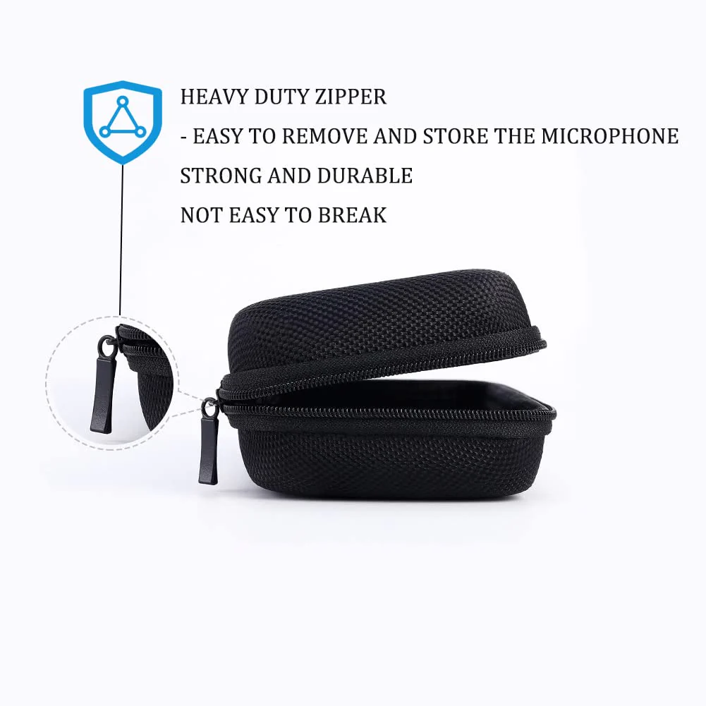 Cuifati Microphone Storage Case,Protecting Storage Case Box,Hard Travel Storage Carrying Case,for Rode VideoMic Pro Plus On-Camera Microphone,Compatible with Microphones of Comparable Size - Image 5
