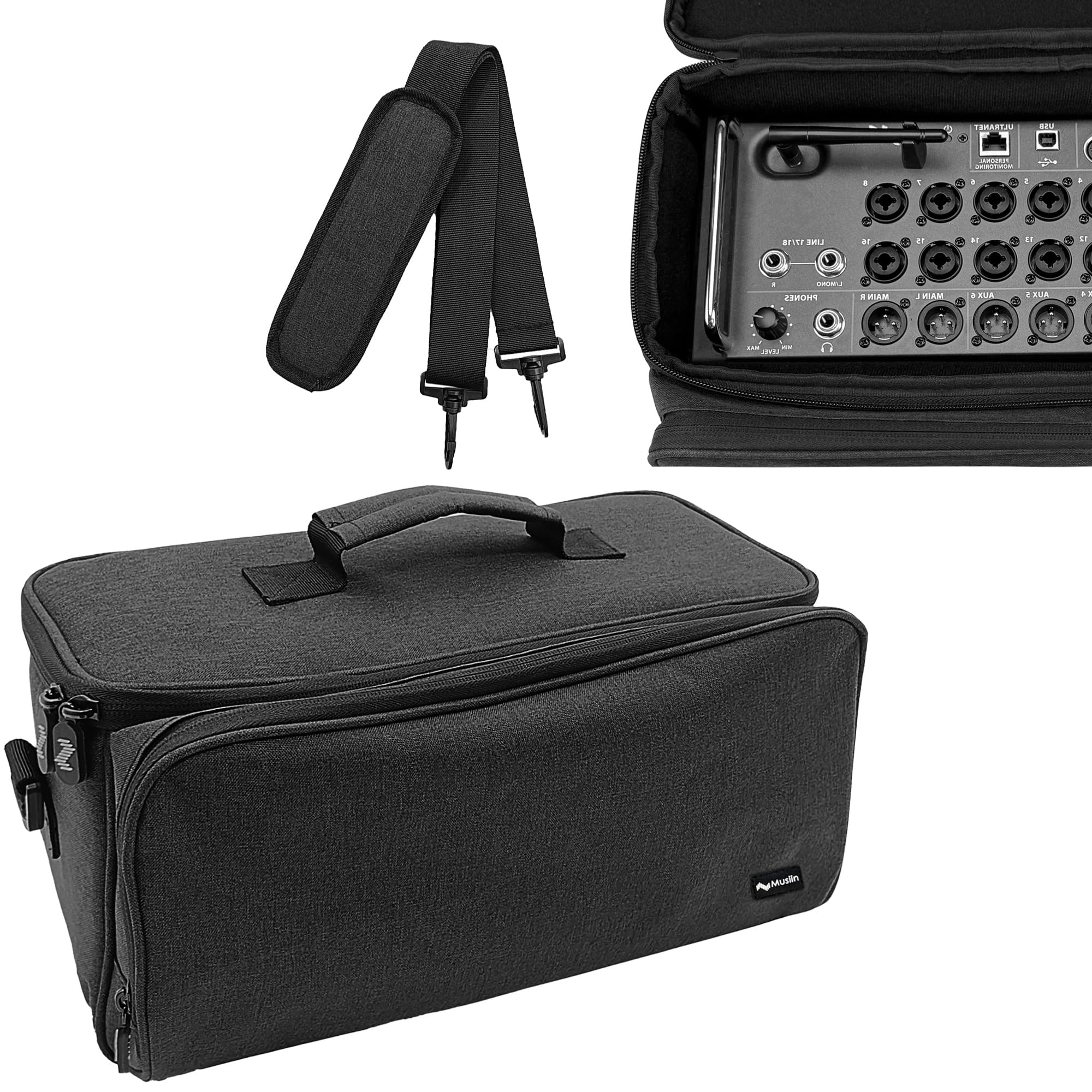 Custom Digital Mixer Or Bluetooth Speake Bag Compatible with Behringer XR18,XR12,XR16,Sony ULT FIELD 5,ULT FIELD 3,JBL Xtreme 4,Bose SoundLink Max,Premium Nylon, Essential for Daily protect
