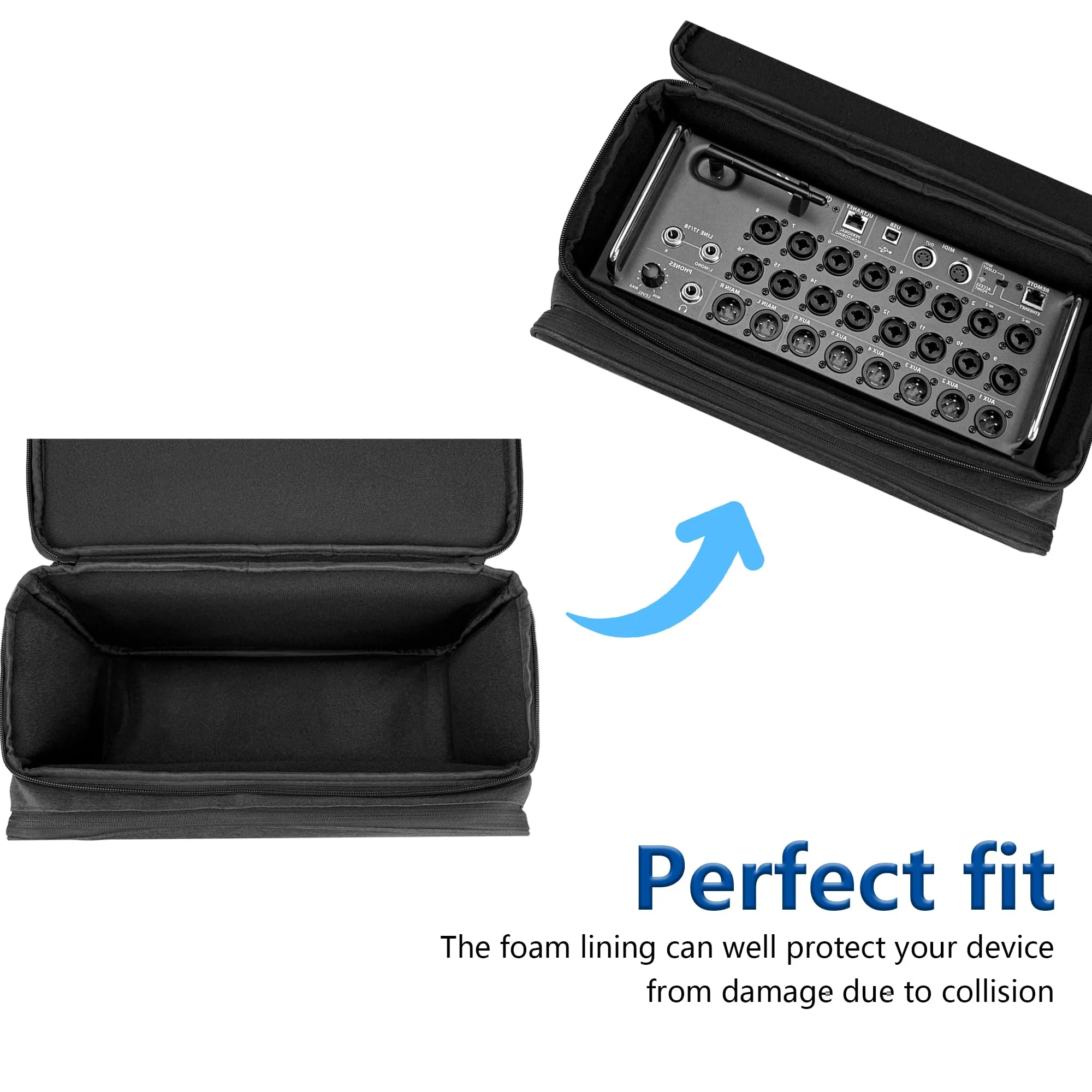 Custom Digital Mixer Or Bluetooth Speake Bag Compatible with Behringer XR18,XR12,XR16,Sony ULT FIELD 5,ULT FIELD 3,JBL Xtreme 4,Bose SoundLink Max,Premium Nylon, Essential for Daily protect - Image 3