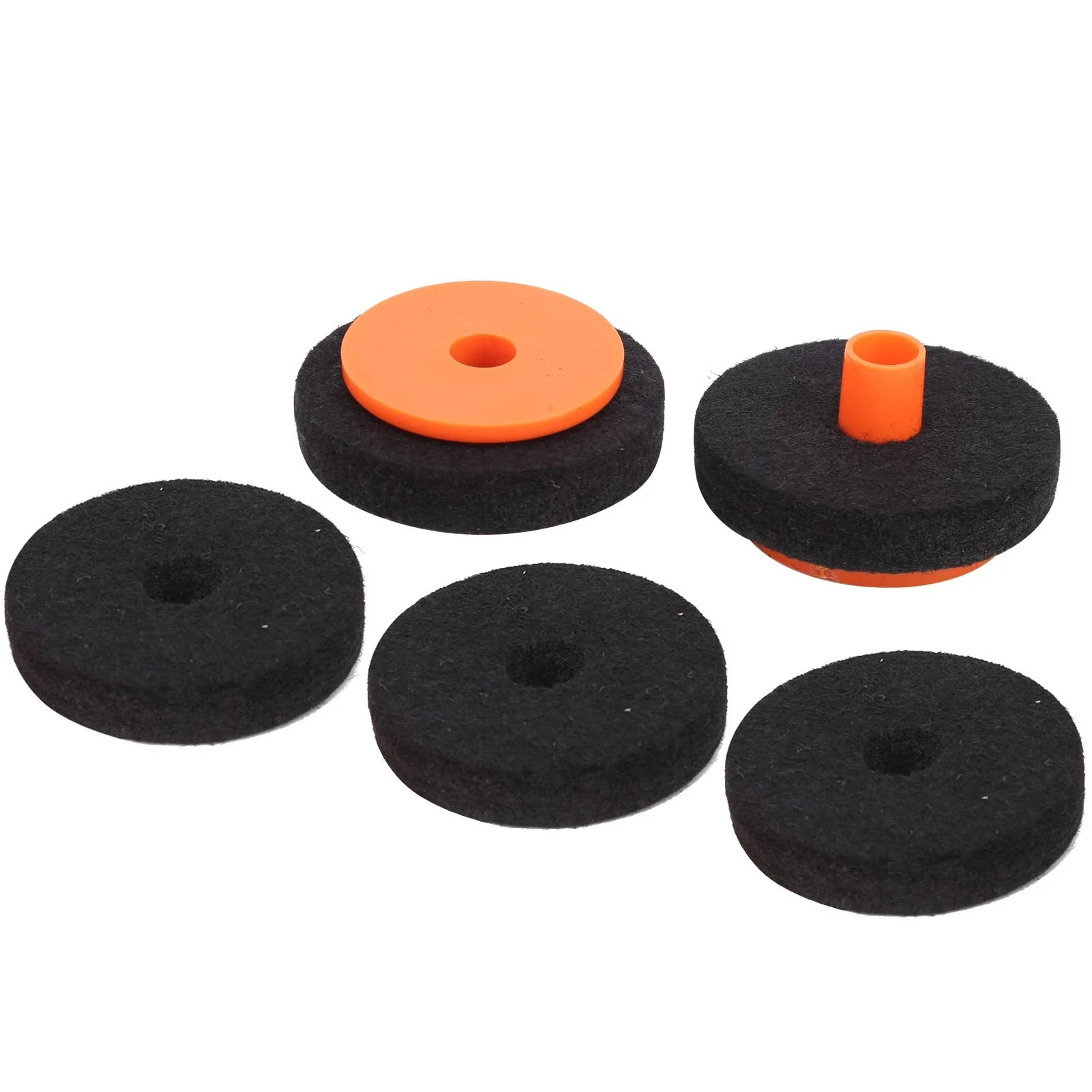 Cymbal Felt Pad, Long Service Life Drum Felt Pad Kit, for Drum Professionals 50mm (WC75)