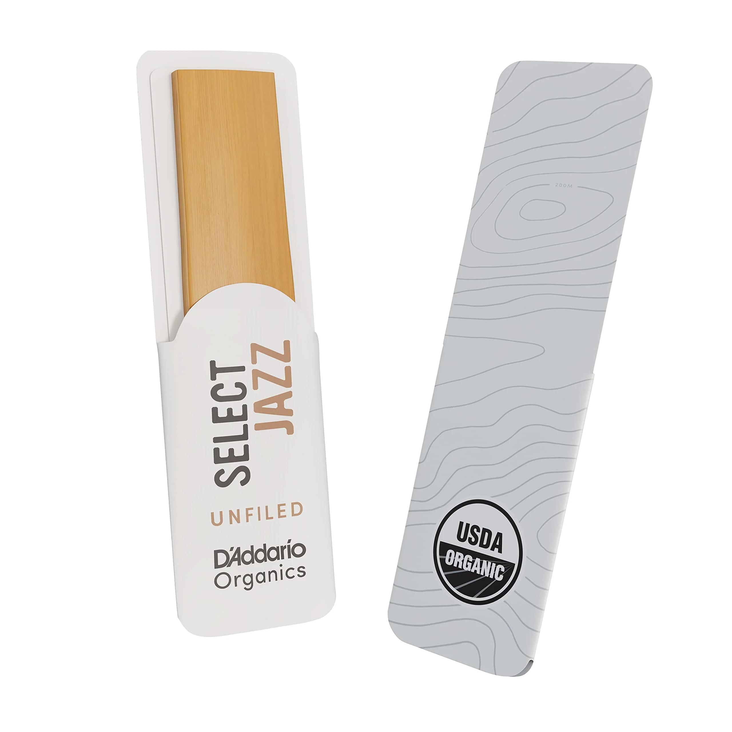 D’Addario Woodwinds - Organic Select Jazz Alto Saxophone Reeds - Alto Sax Reeds - Individually Sealed - Unfiled, Medium, Strength 3, 10-Pack - Image 5