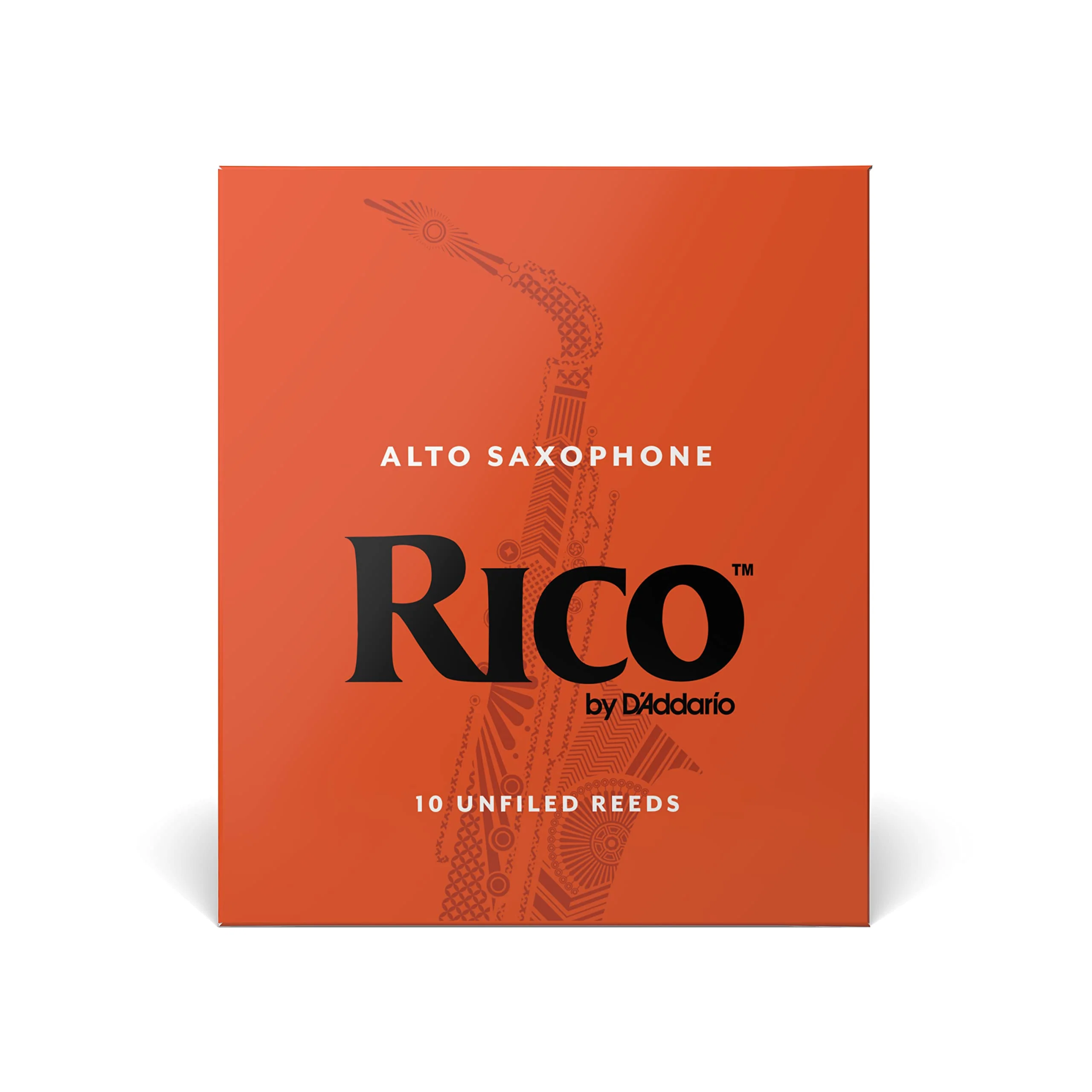 D’Addario Woodwinds - Rico Alto Sax Reeds - Reeds for Alto Saxophone - Alto Saxophone Reeds Crafted for Beginners, Students, Educators - Strength 2.0, 10-Pack - Image 2