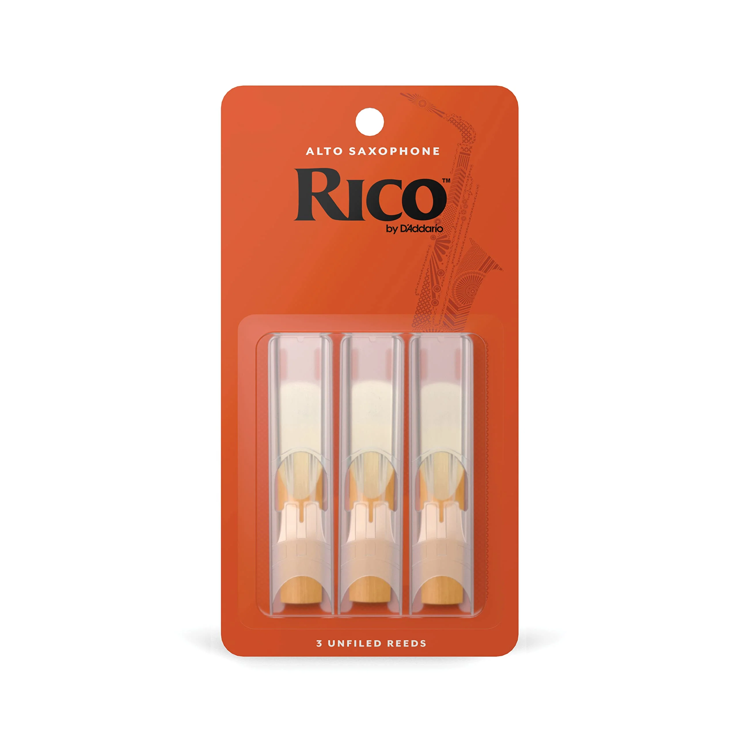 D’Addario Woodwinds - Rico Alto Sax Reeds - RJA0325 - Strength 2.5, 3-Pack