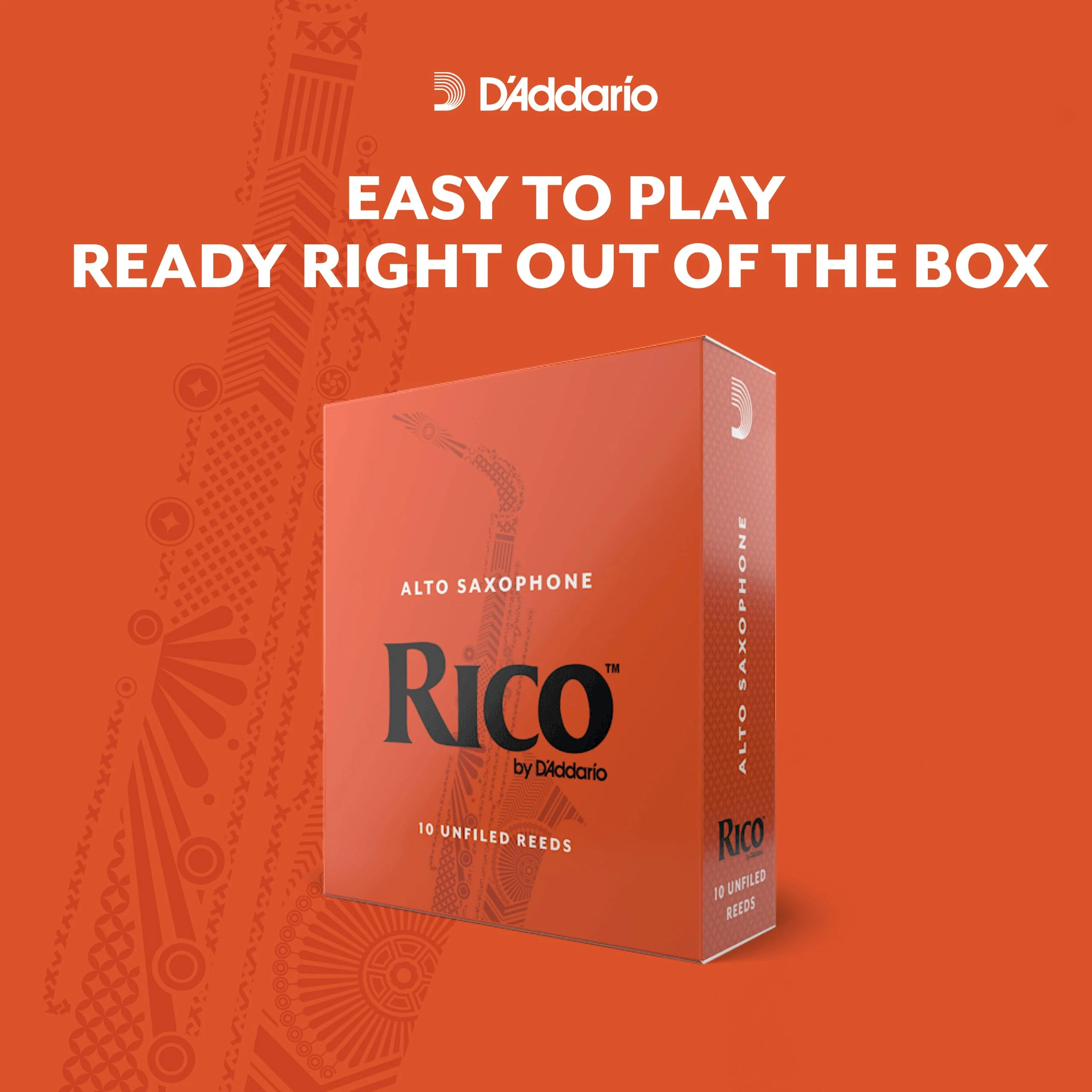 D’Addario Woodwinds - Rico Alto Sax Reeds - RJA1030 - Strength 3.0, 10-Pack - Image 4