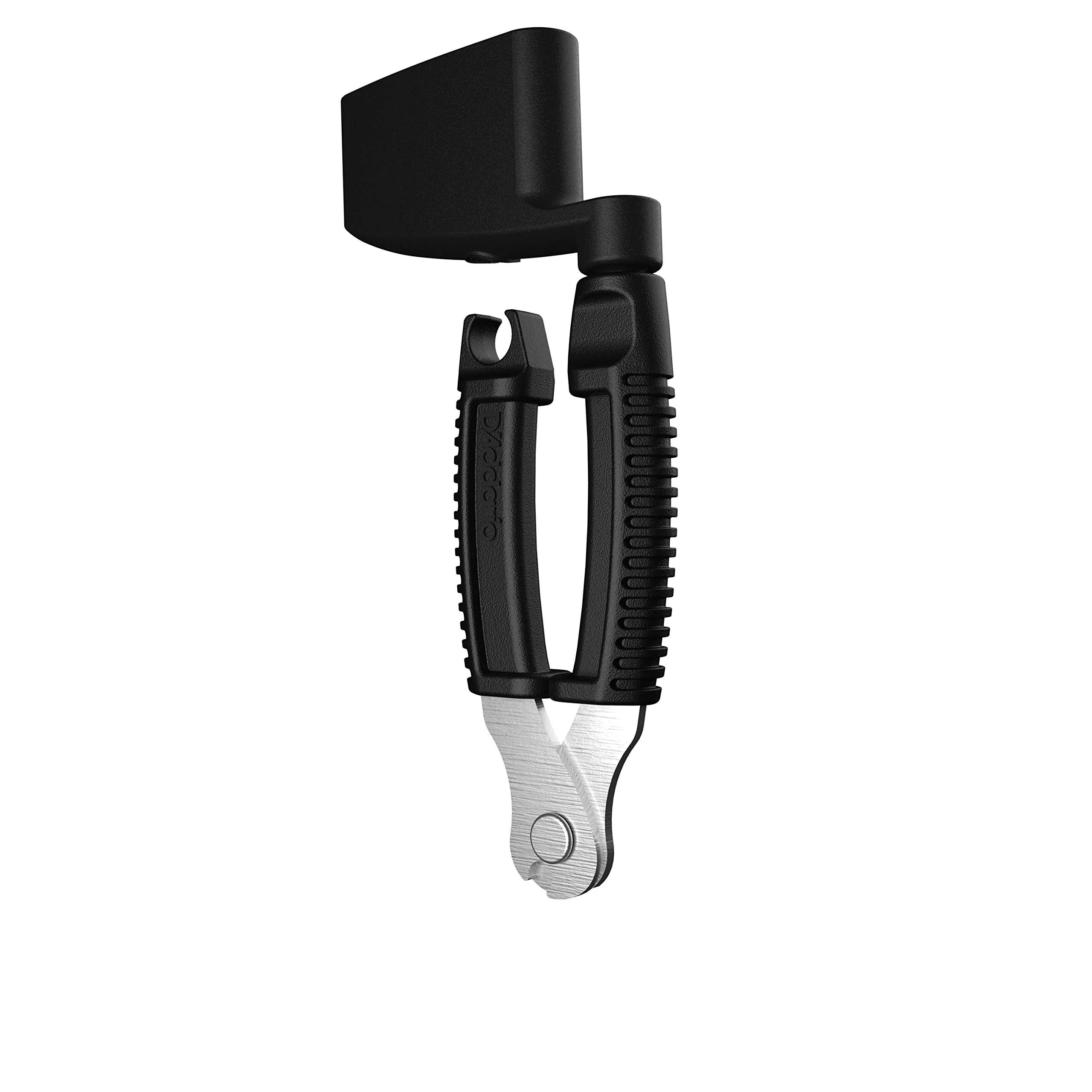 D'Addario Accessories Bass Pro-Winder - Bass Guitar String Winder, Bass String Cutter, Bass Guitar Bridge Pin Puller - Ultimate Ergonomic All in One Bass Tool for Restringing - Black Bass ProWinder