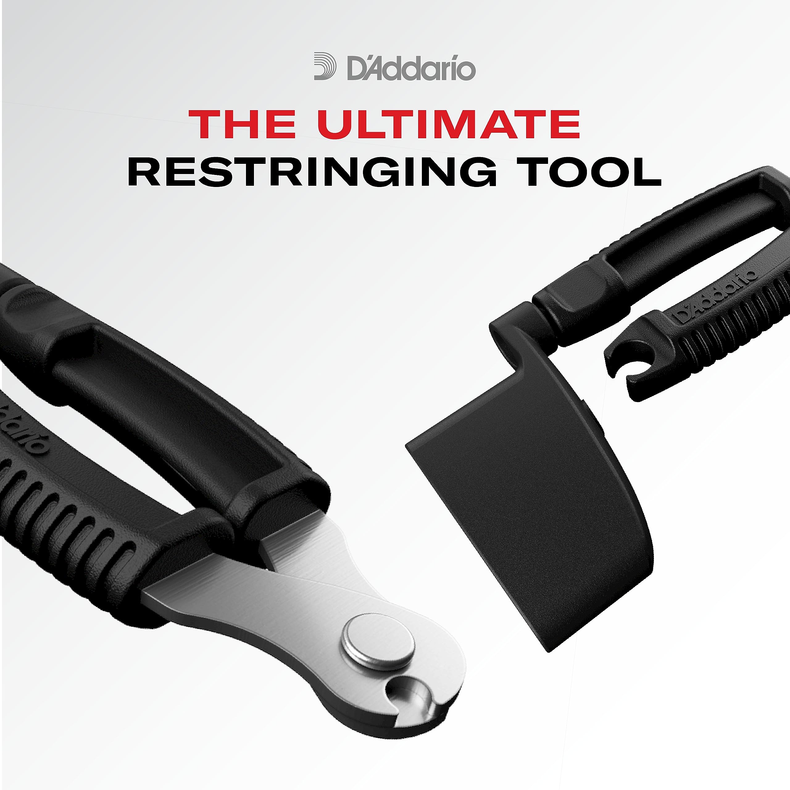 D'Addario Accessories Bass Pro-Winder - Bass Guitar String Winder, Bass String Cutter, Bass Guitar Bridge Pin Puller - Ultimate Ergonomic All in One Bass Tool for Restringing - Black Bass ProWinder - Image 3