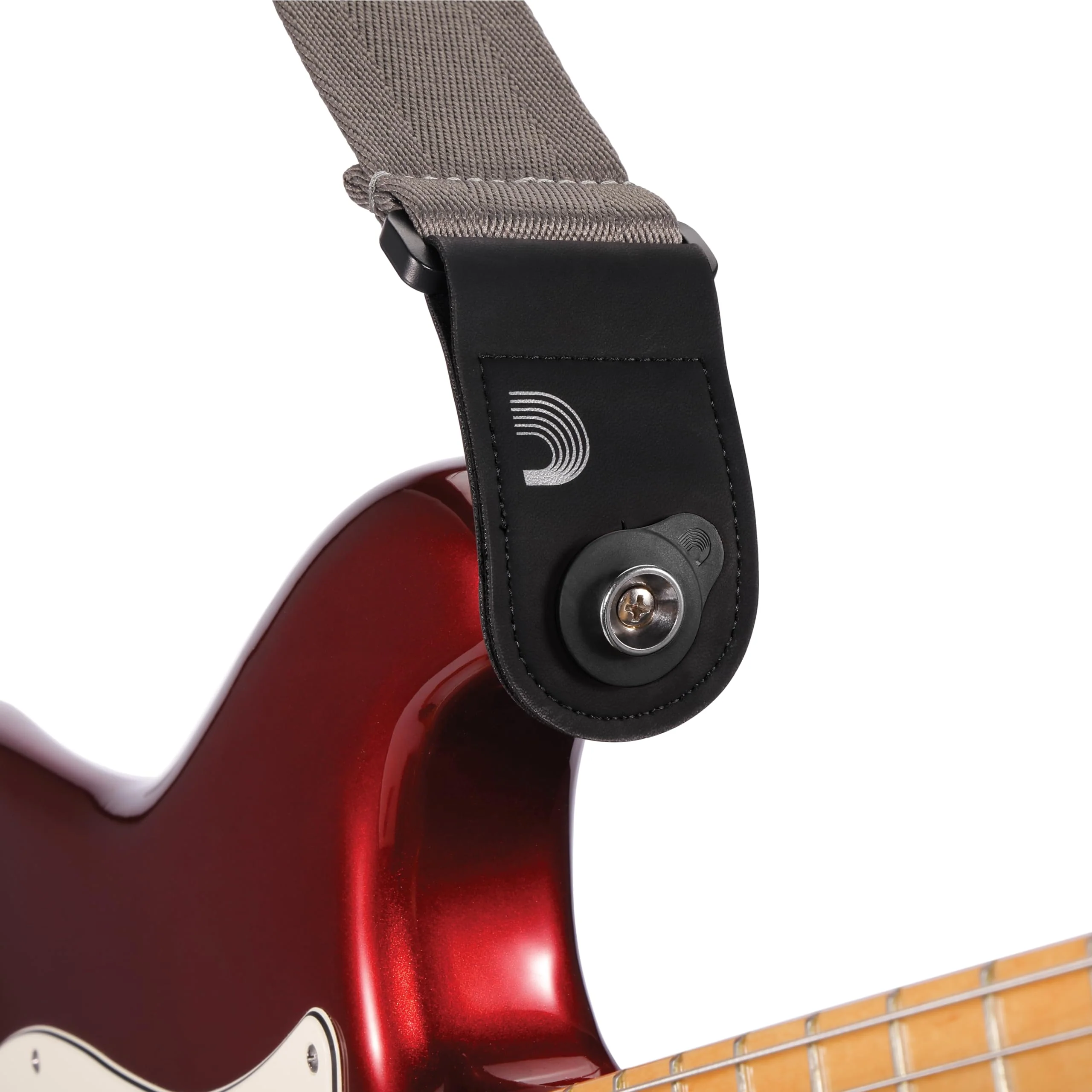 D'Addario Accessories Flex Lock Strap Blocks - Locks Straps In Place - Protect Your Instrument with No Modifications or Hardware - Easy to Attach - Set of 4 Blocks - Black - Image 2