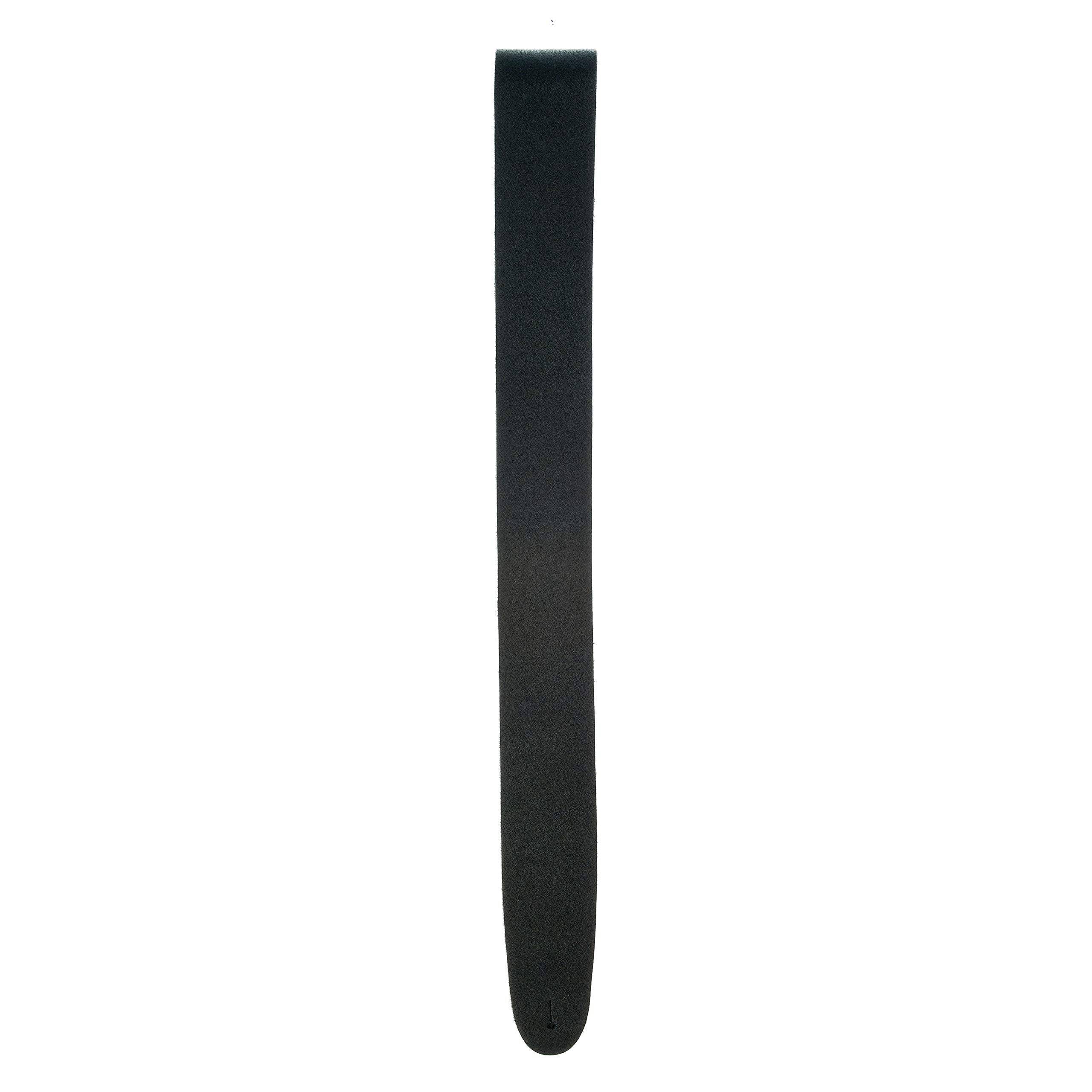 D'Addario Accessories Leather Guitar Strap - Guitar Accessories - Electric Guitar Strap, Acoustic Guitar Strap, Acoustic Electric Guitar Strap & Bass Guitar Strap - Classic Style - Black Basic Black - Image 3