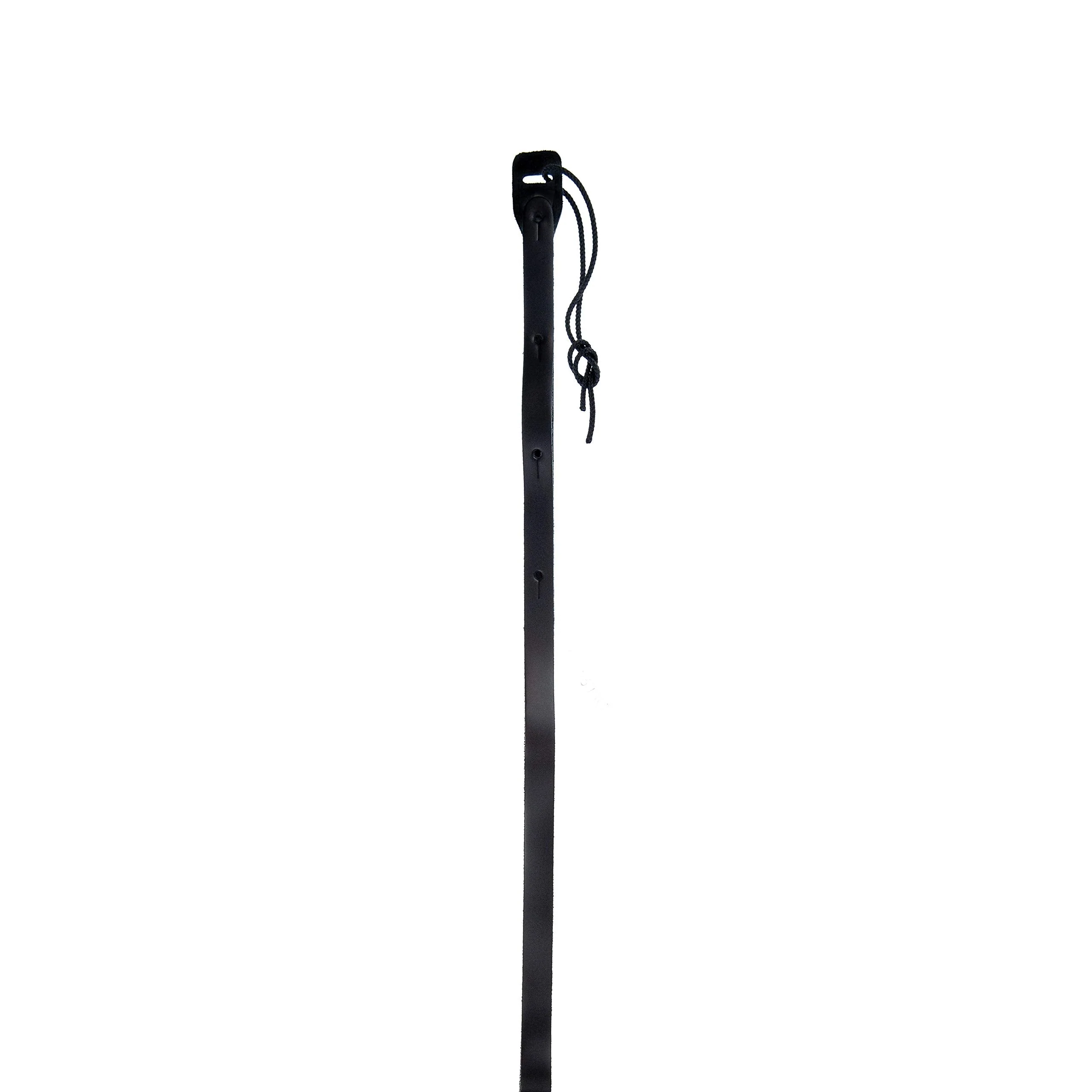 D'Addario Accessories Leather Mandolin Strap - Mandolin Accessories - Cradle Style - Black - Image 3
