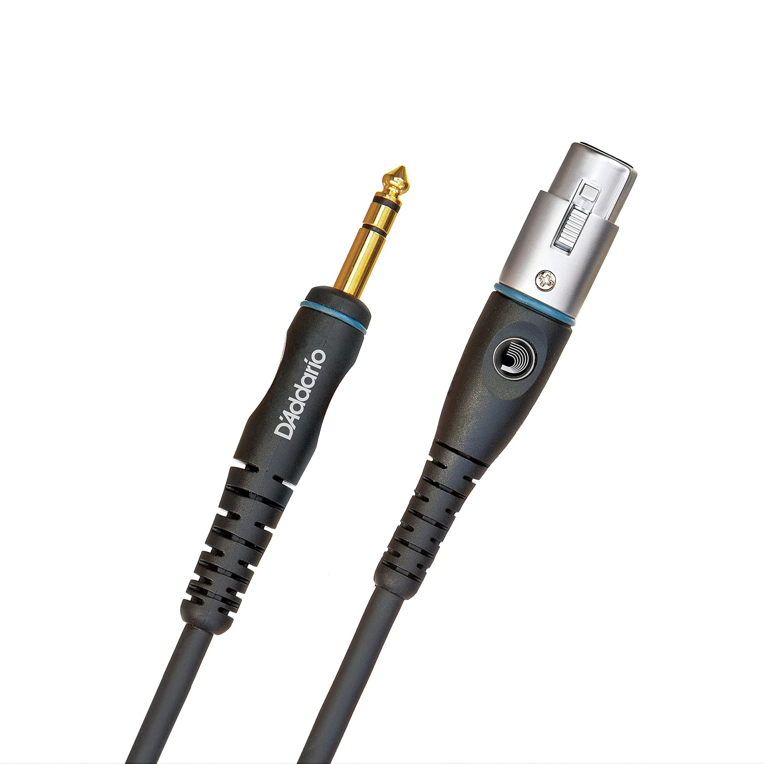 D'Addario Accessories Microphone Cable - XLR Microphone Cable - XLR Female to 1/4 Inch Male Plugs - Gold Plated - Shielded for Noise Reduction - Custom Series/3.05 Meters - 1 Pack 10 Feet