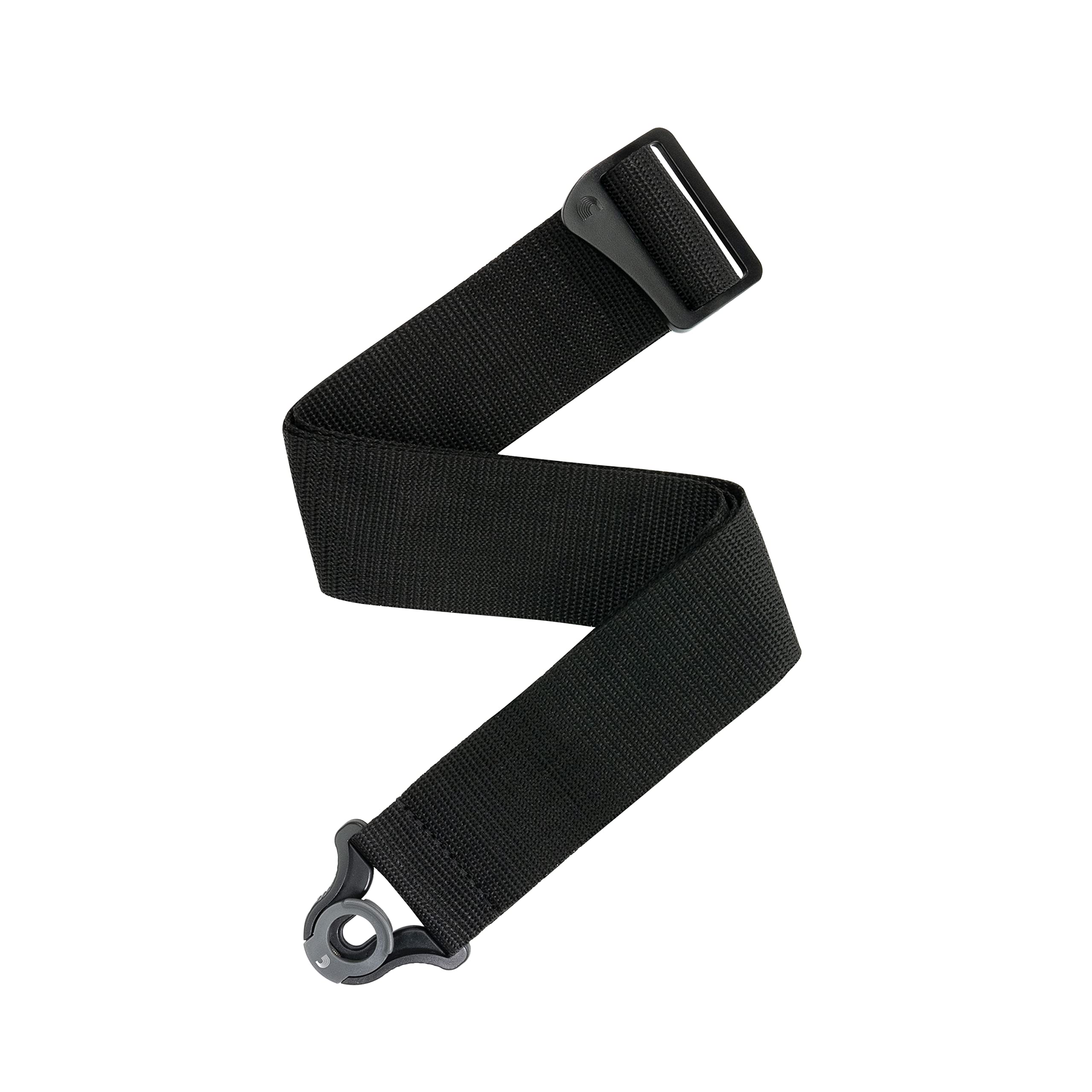 D'Addario Auto Lock Guitar Strap - Guitar Accessories - Electric Guitar Strap, Acoustic Guitar Strap, Acoustic Electric Guitar Strap & Bass Guitar Strap - Polypro- Black