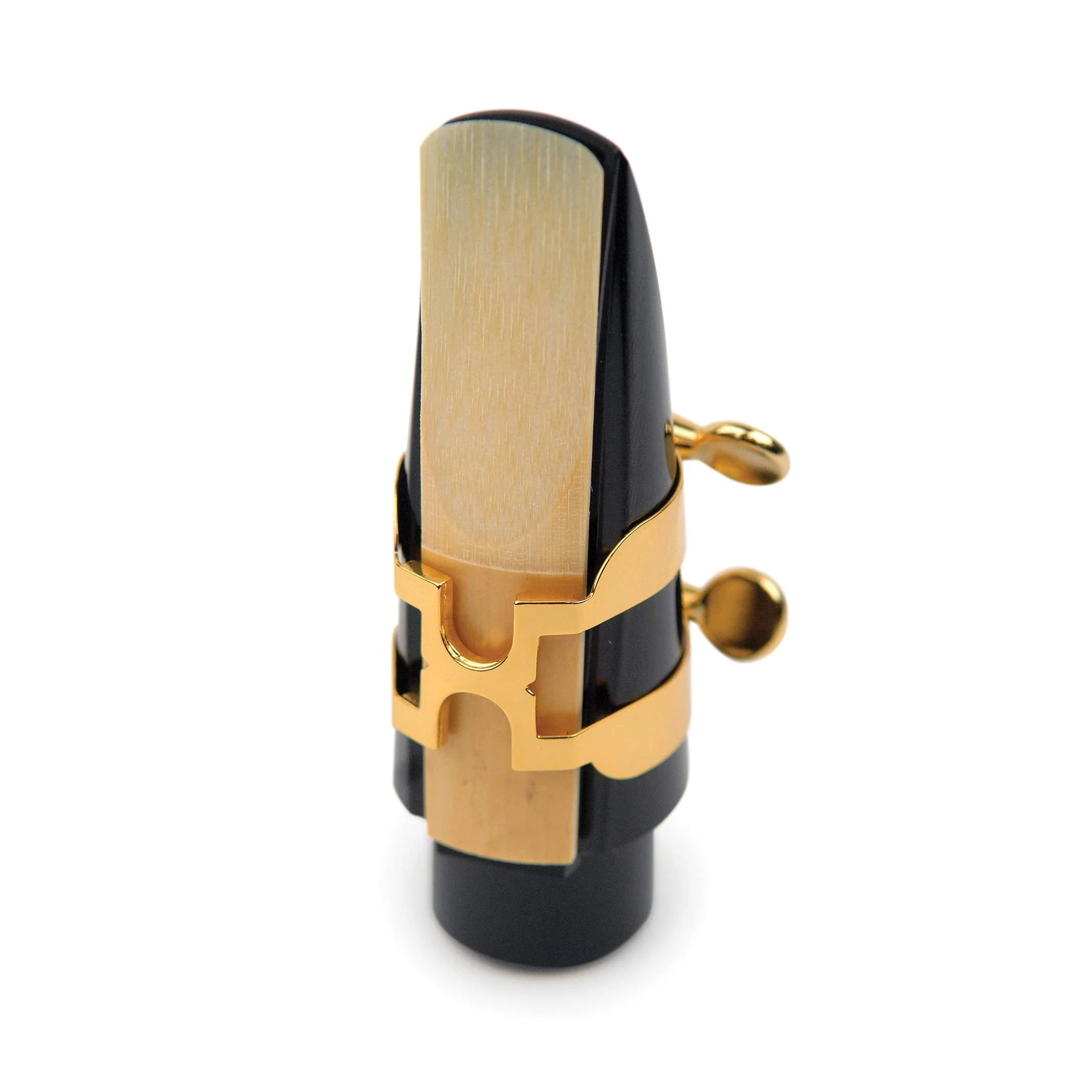 D'Addario H-Ligature & Cap, Alto Sax, Gold-plated (HAS1G) - Image 3